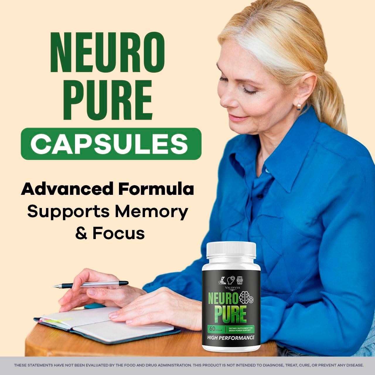 Valdivia Neuro Pure 120 Capsules