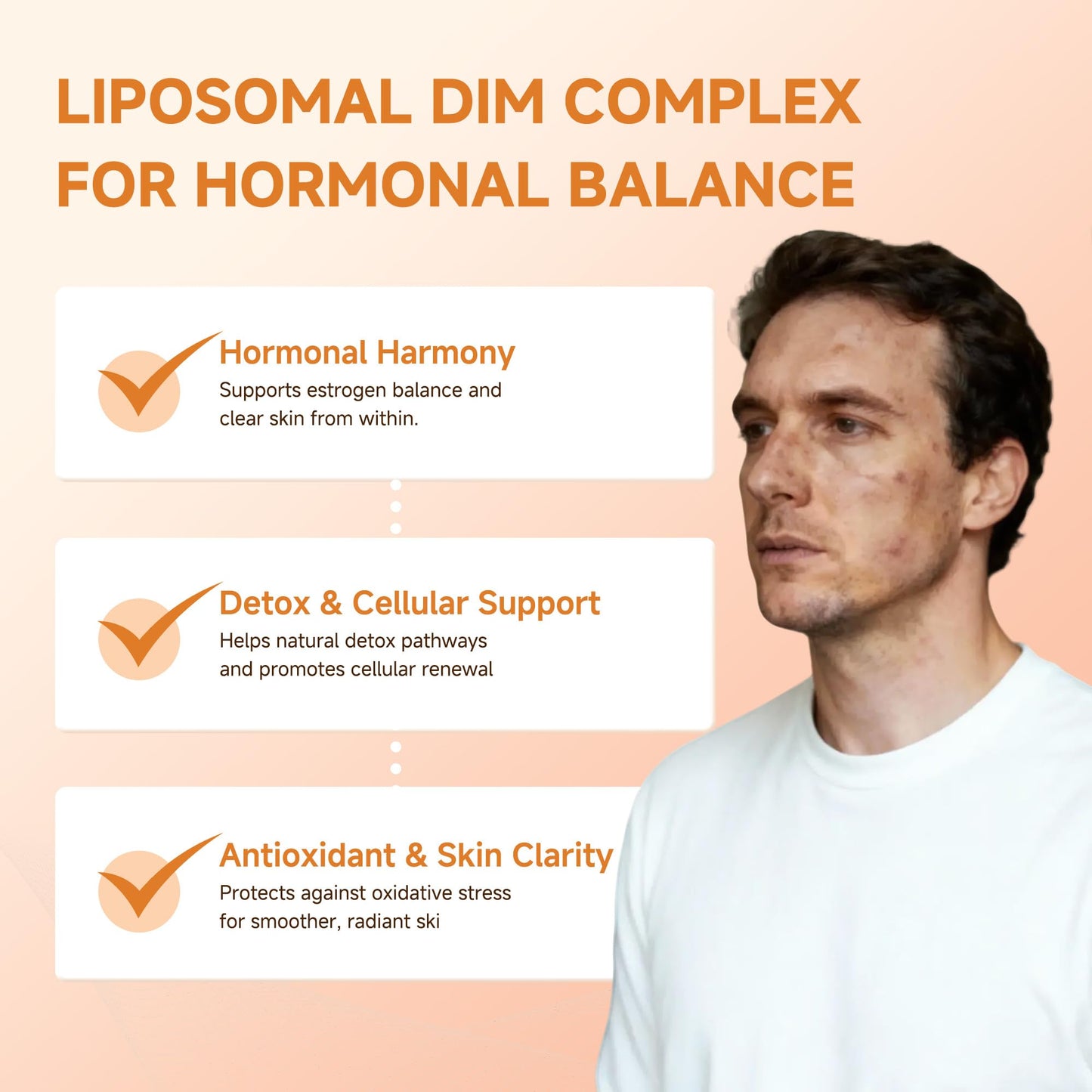 Dismok DIM Supplement 400 mg Liposomal Multi-Action Complex for Estrogen Balance Capsule, 60 Count