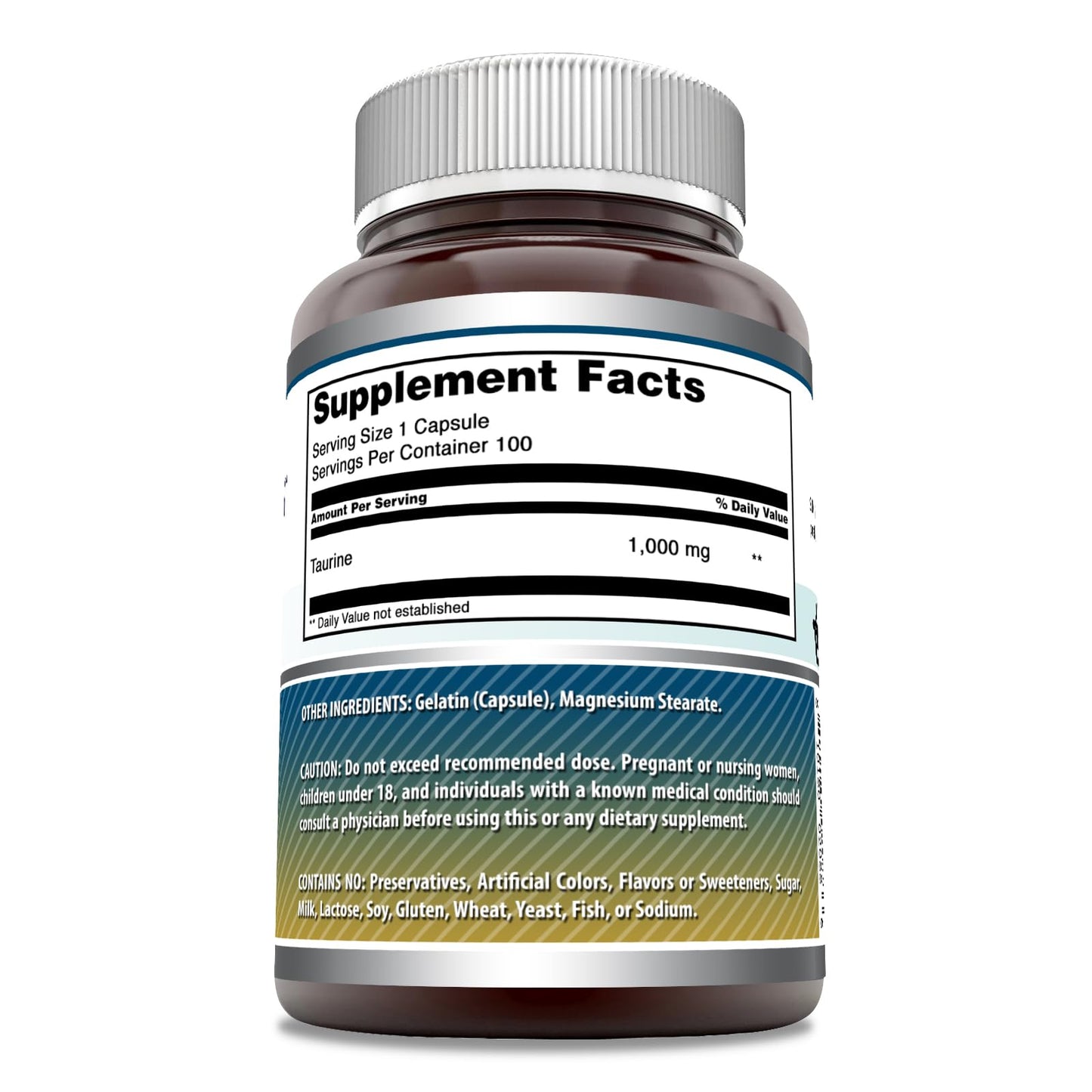 Amazing Nutrition Taurine 1000 Mg Capsules 200