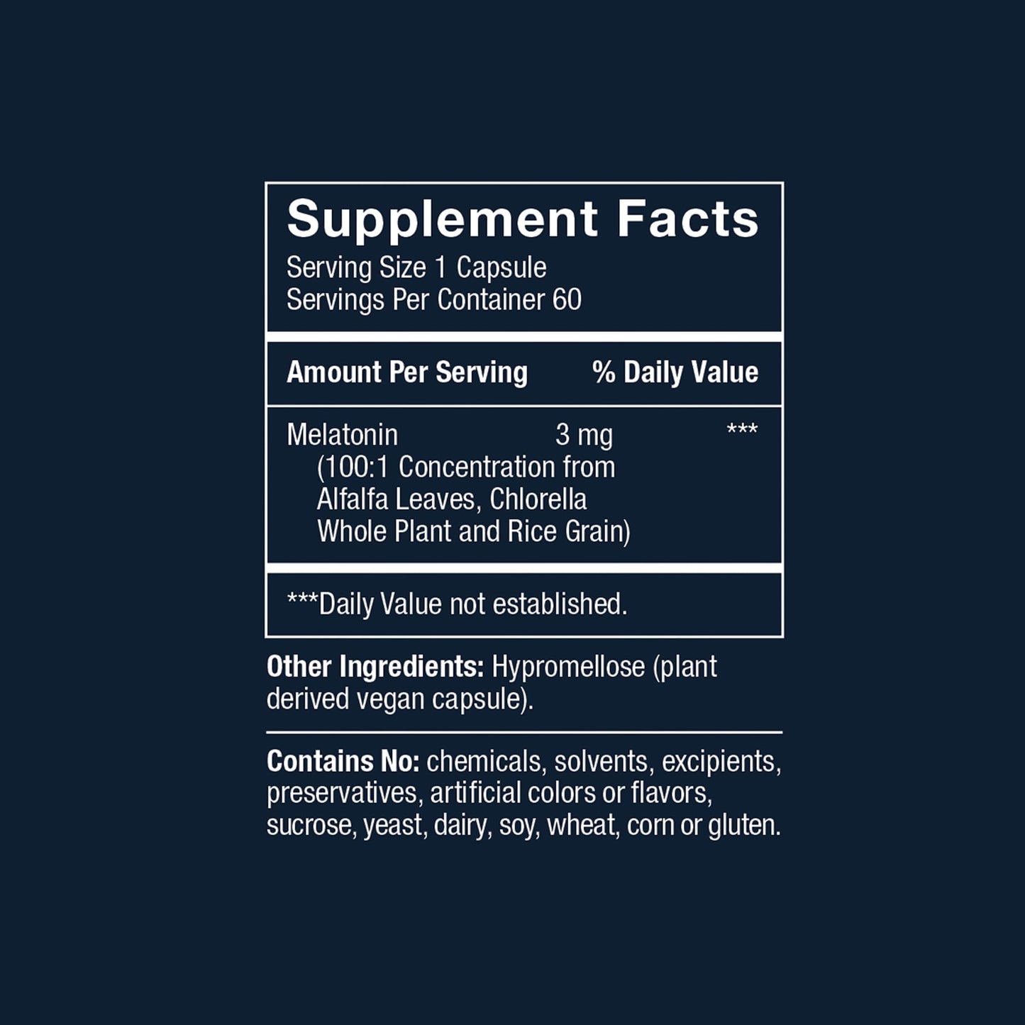 Natural Health International Herbatonin 3mg Phyto-Melatonin (Natural Plant Melatonin) for Sleep Cycle, Body Clock and Circadian Rhythm Support, 60 Capsules