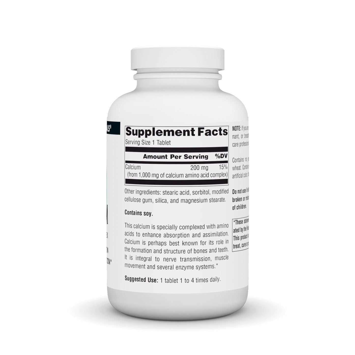 Source Naturals Calcium, Amino Acid Complex- Enhanced Absorption & Supports Bone Formation 250 Tablets