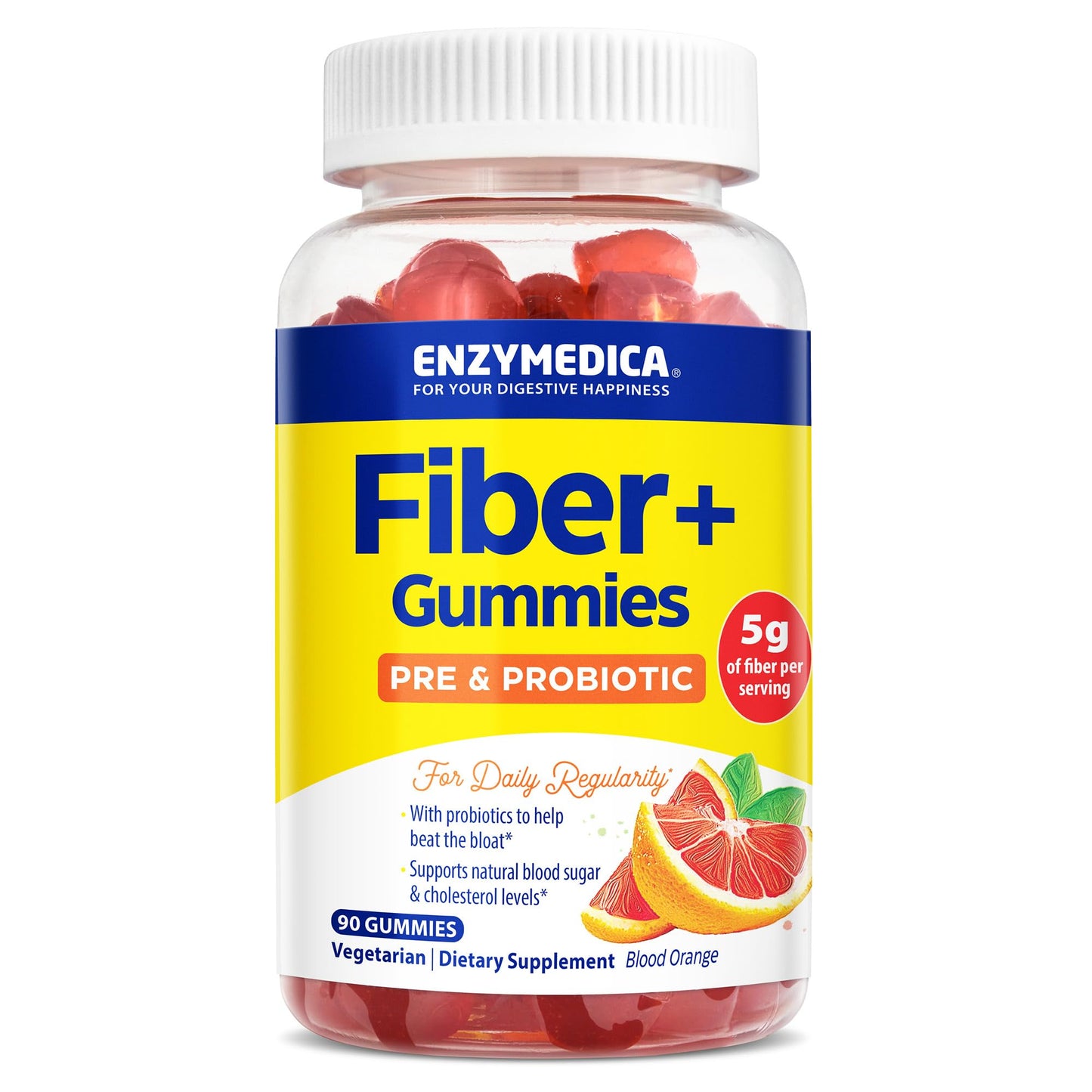 Enzymedica Fiber Gummies Gummy 90 Count