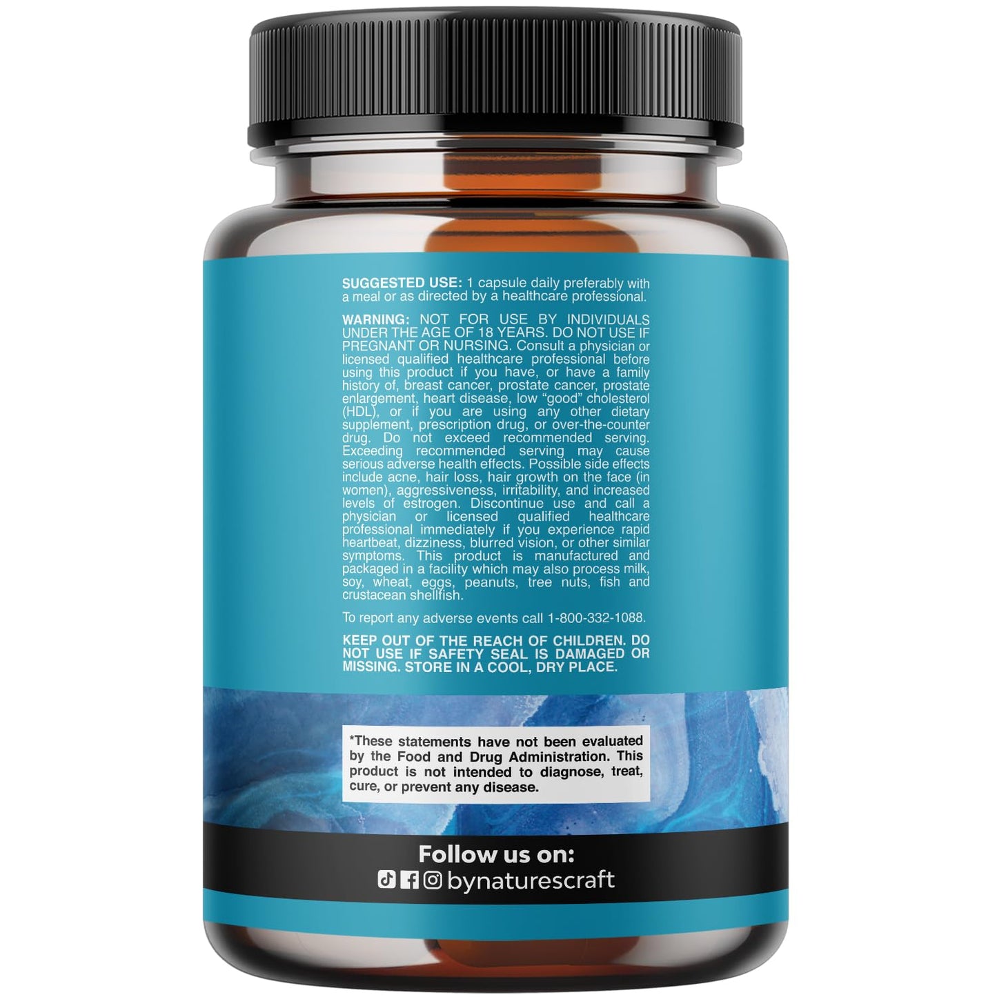 Natures Craft DHEA Capsule 50mg - DHEA Supplement for Women & Men, 60 Count