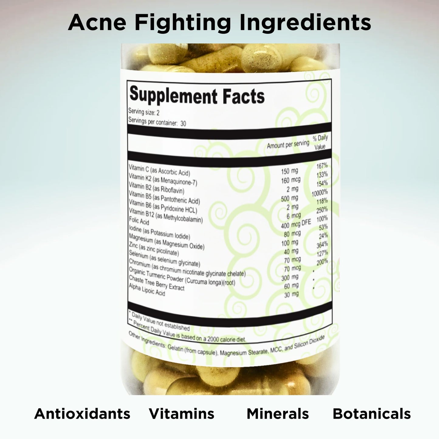 Innate Skin Clear Skin Acne Vitamins 60 Capsules