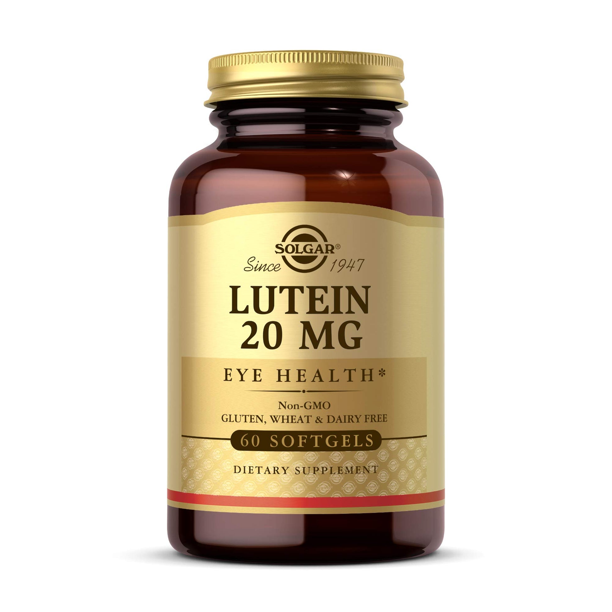 Solgar Lutein 20 mg Softgels, 60 Count