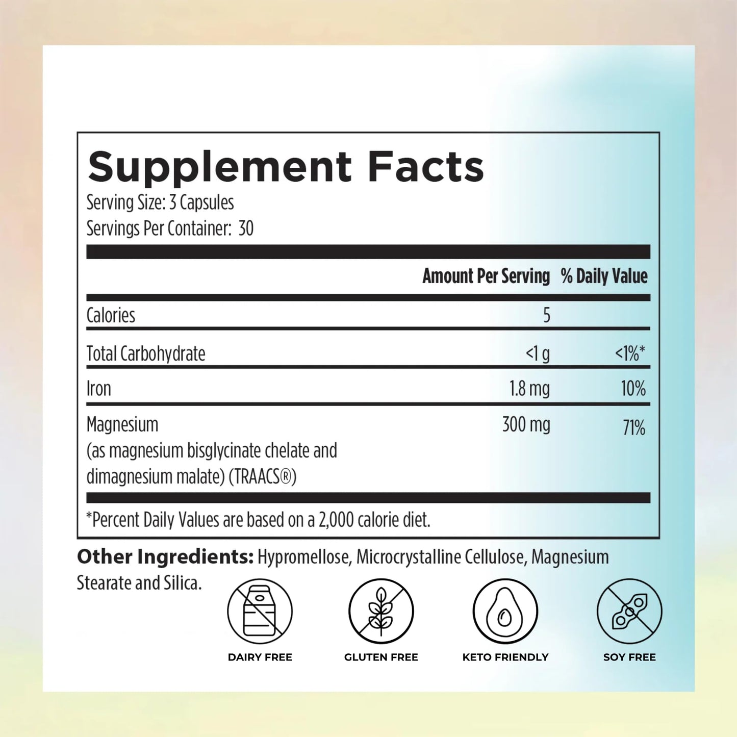 Reignite Wellness Magnesium Body Calm Chelated Magnesium Supplement for Energy Production, Sense of Calm & Immune Support Magnesium Bisglycinate Chelate Complex, 120 Capsules