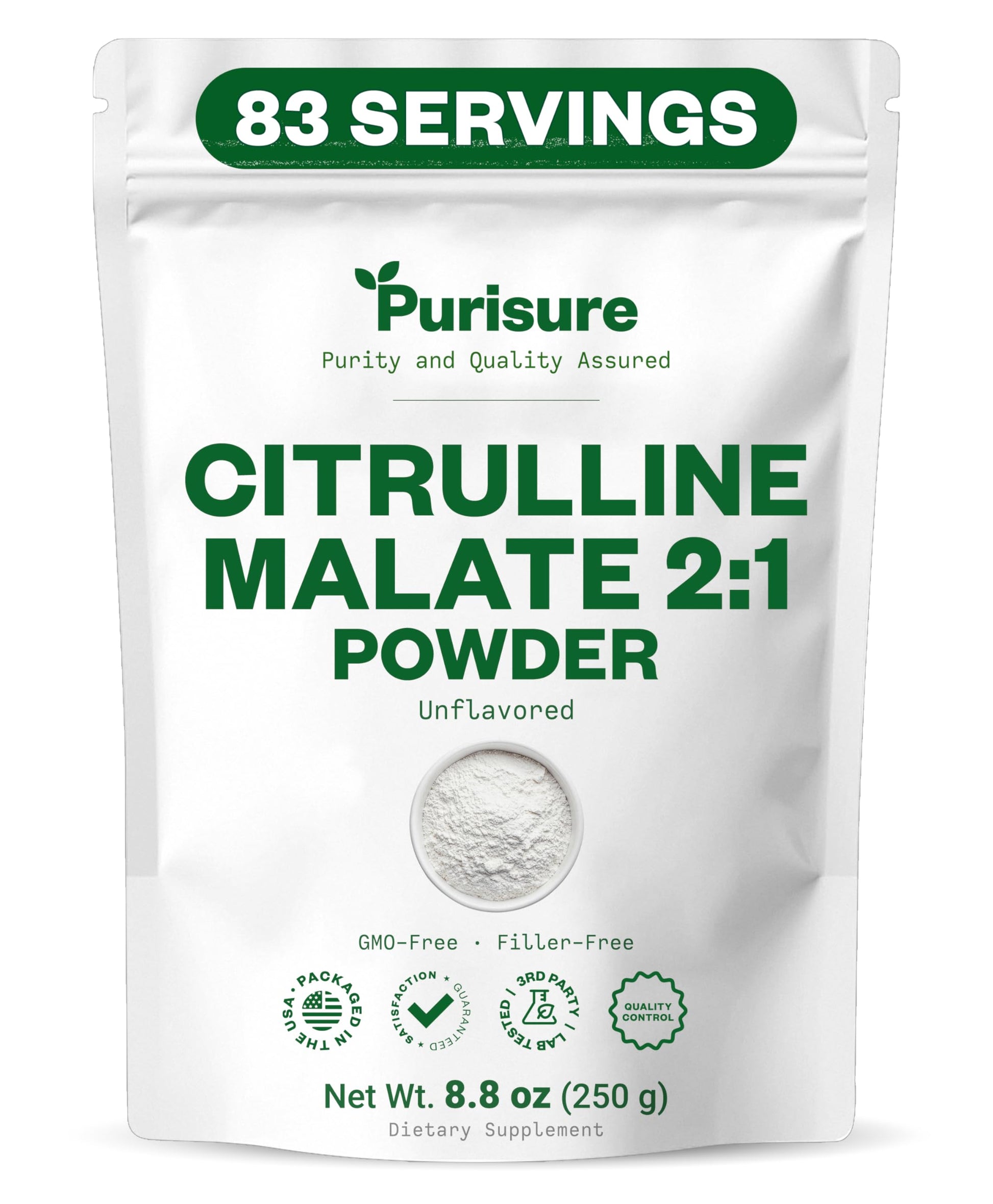 Purusire L-Citrulline Powder 8.81 Ounce