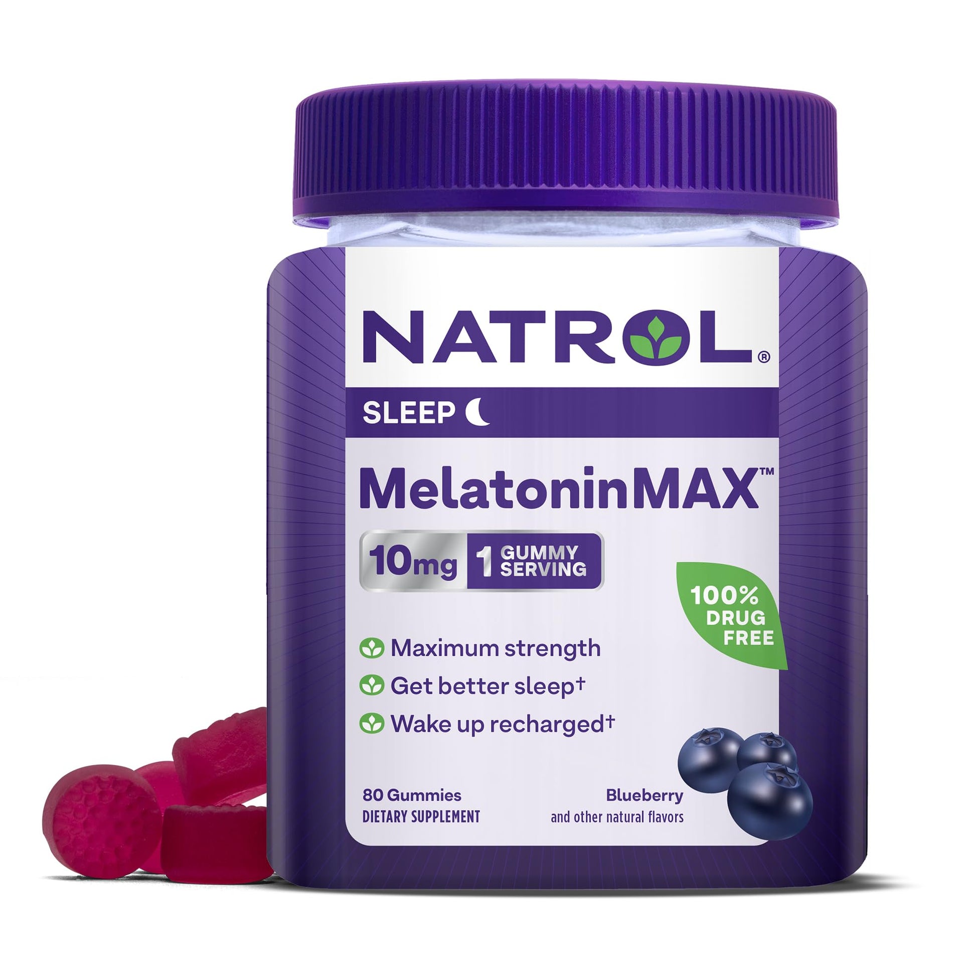 Natrol MelatoninMax Sleep Gummies 10 mg, 80 Count