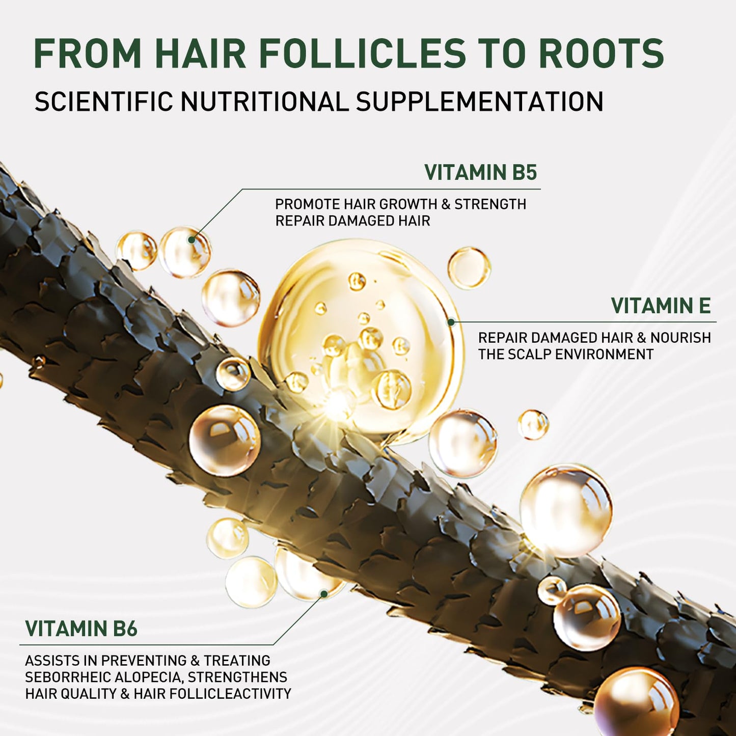 XKQ Hair Skin Nails Gummies 30 Count