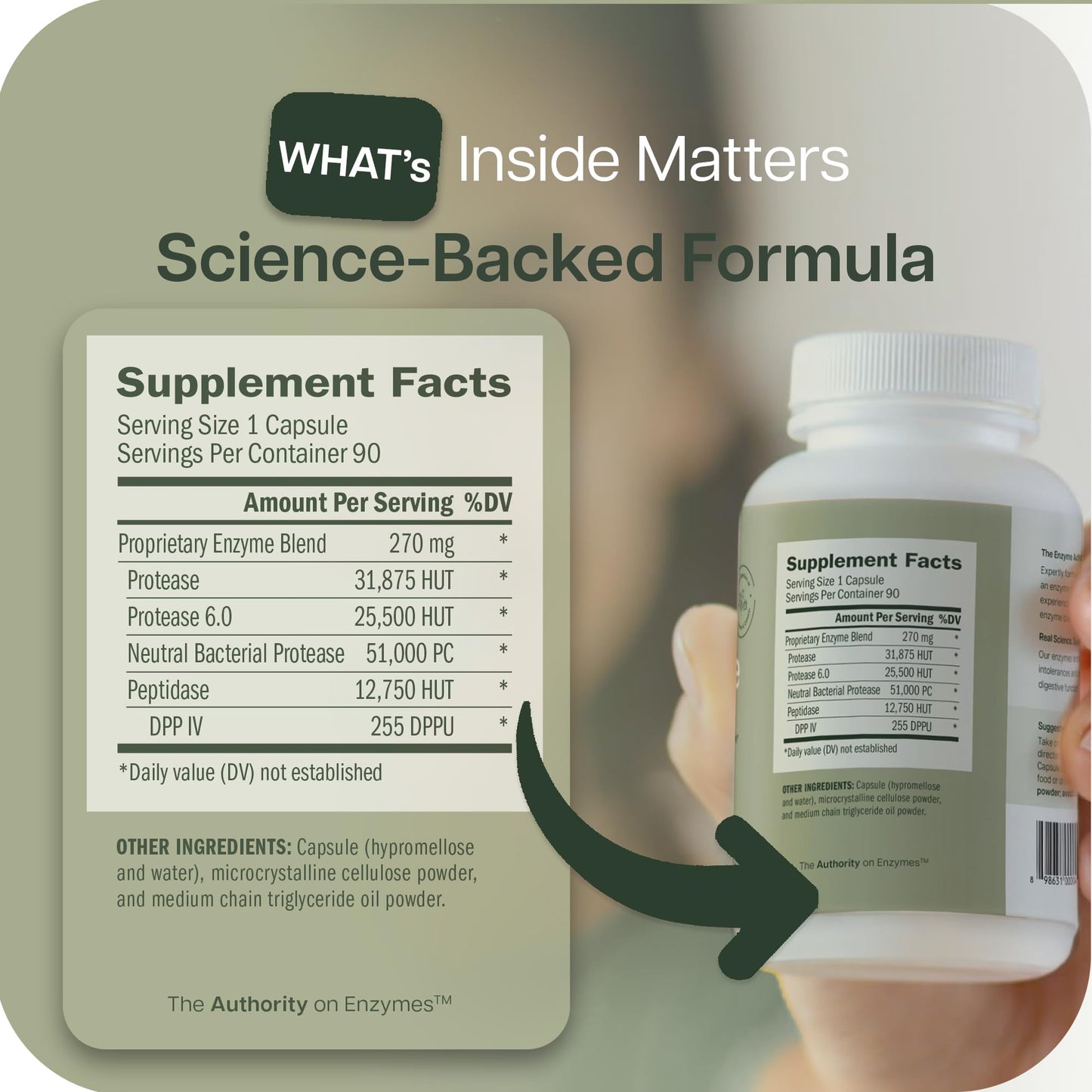 Houston Enzymes AFP Peptizyde 90 Capsules