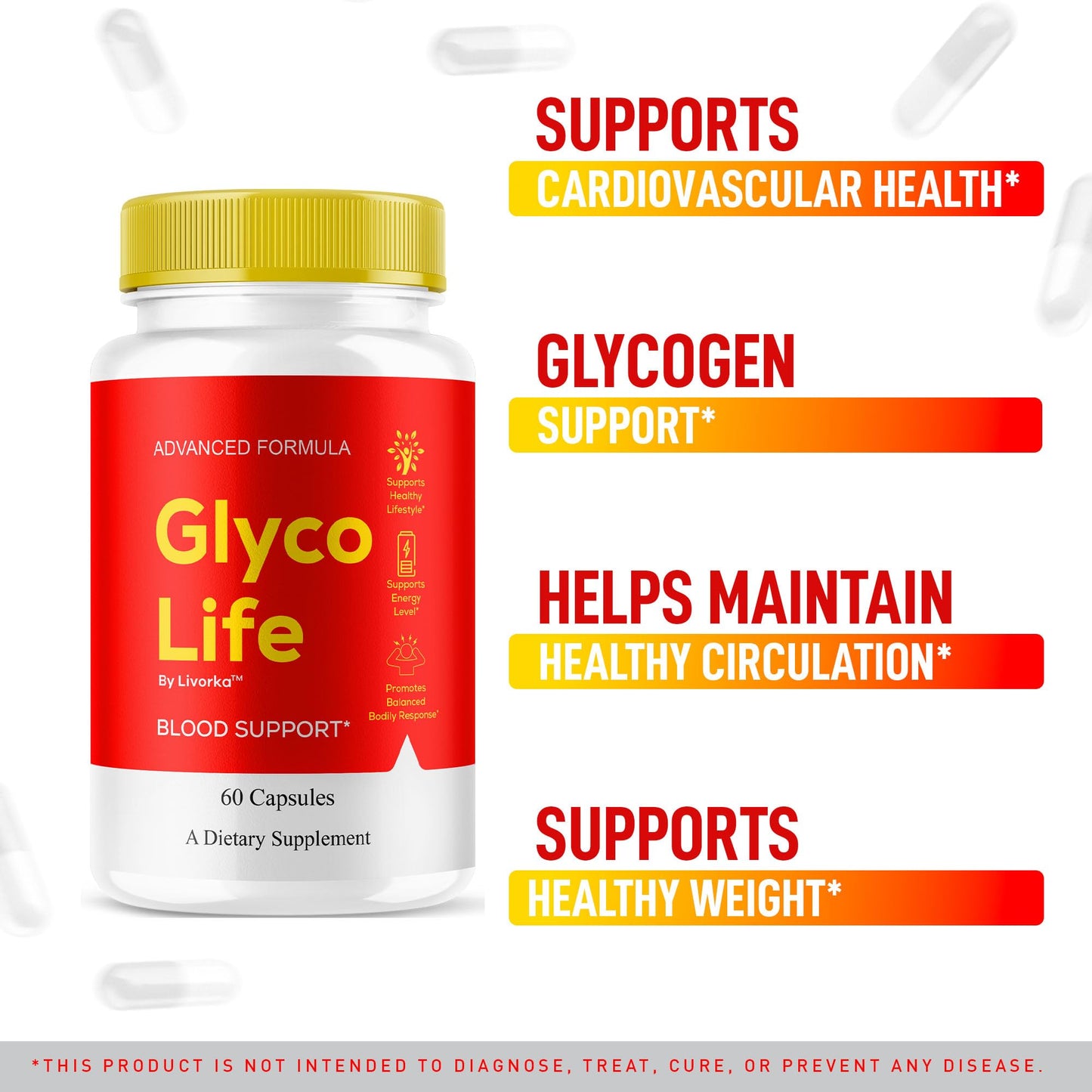 LIVORKA Glyco Life Capsules, 60 Count