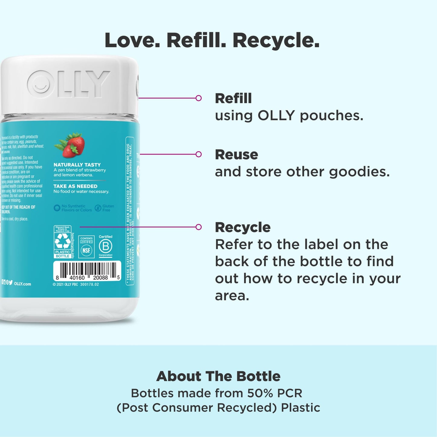 OLLY Good Bye Stress Gummies Gummy 84