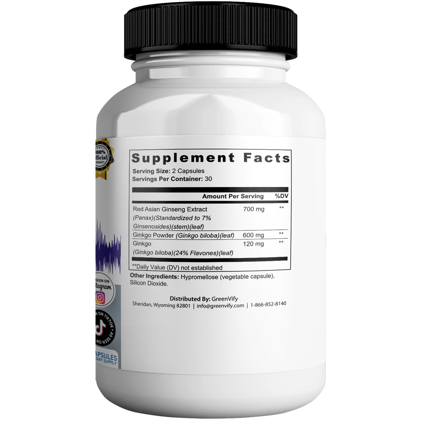 GREENVIFY Sonus Zen MAX Dietary Supplement 60 Capsules