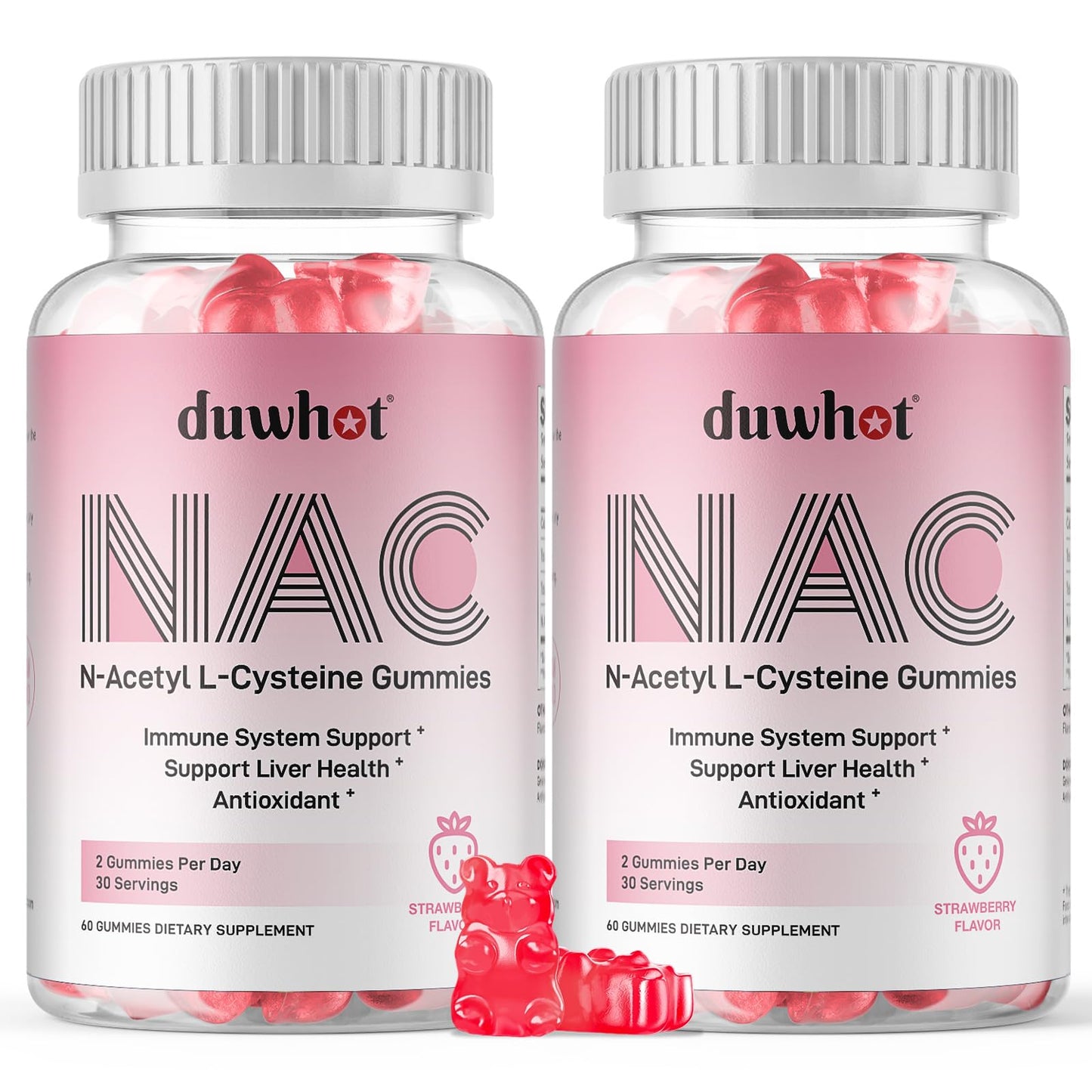 duwhot NAC Gummies 600mg 120 Gummies