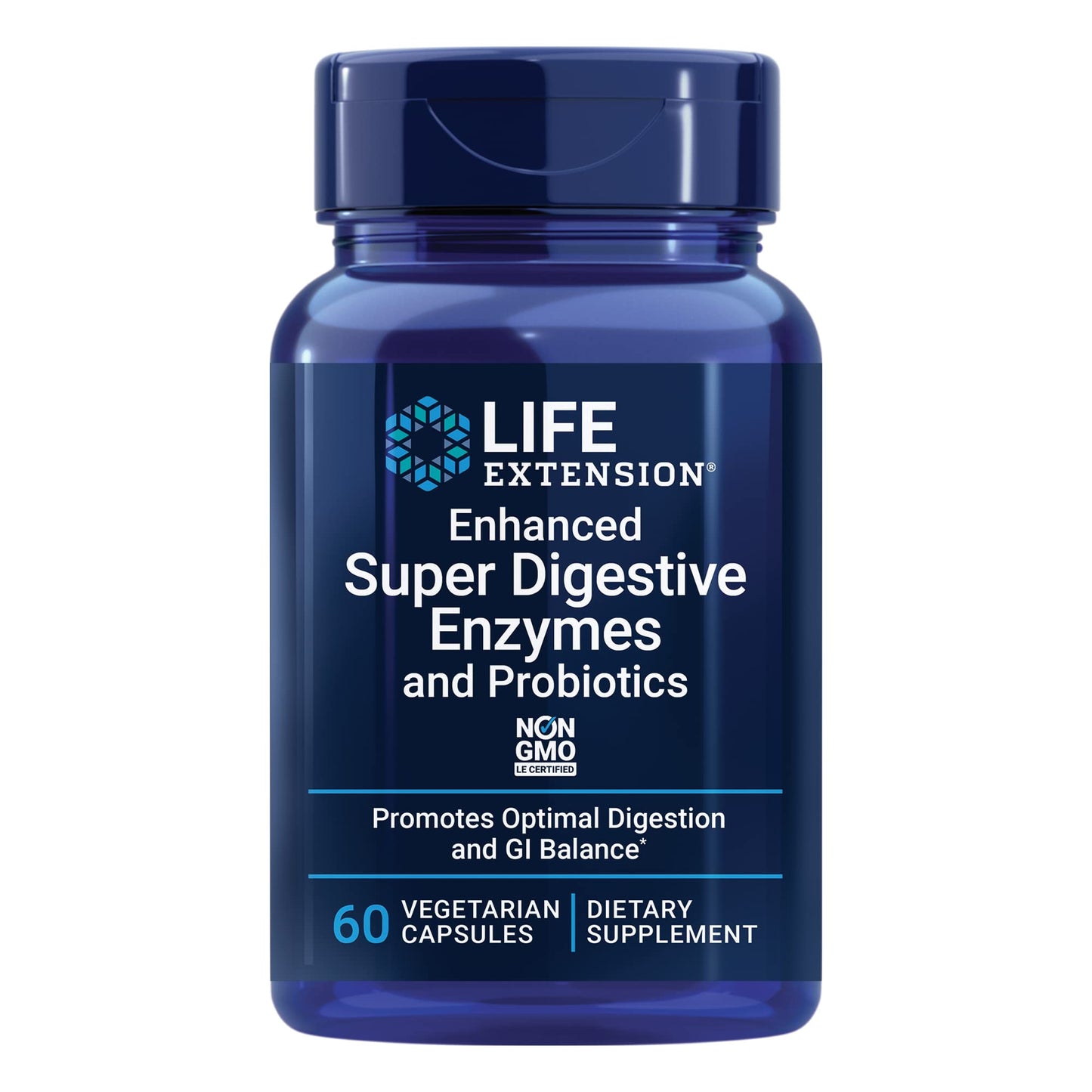 Life Extension Digestive Enzymes (60 Vegetarian Capsules) & High Potency Multi-Vitamin Supplement (120 Tablets) Bundle, 180 Total Units