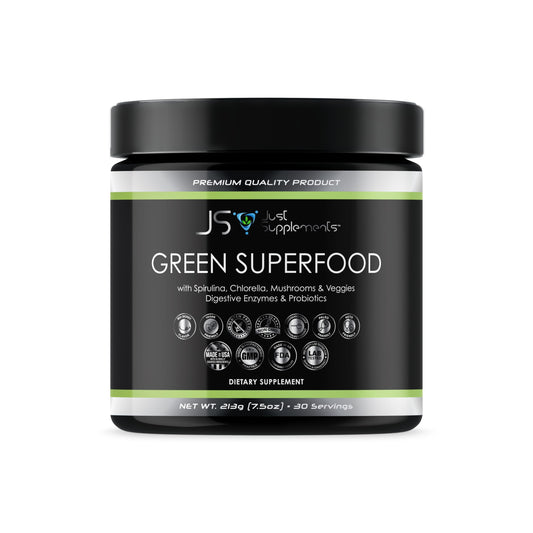 JS JUST SUPPLEMENTS Greens Superfood Powder 7.5 oz