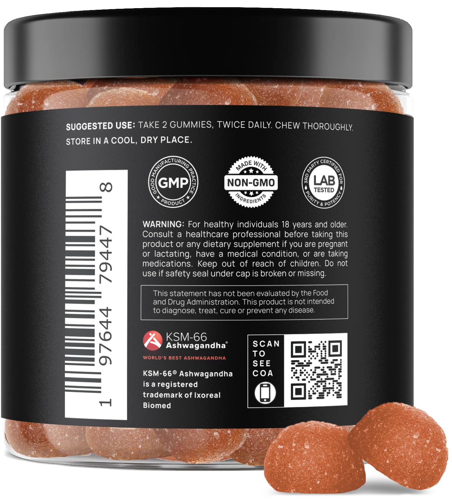 TERRA ELMNT Libido Gummies and Black Maca for Him and Her Bundle