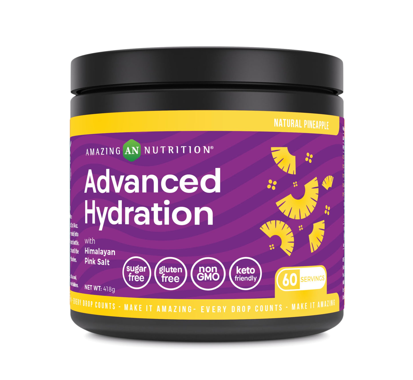 Amazing Nutrition Advanced Hydration Electrolyte Powder 7.5 Ounce