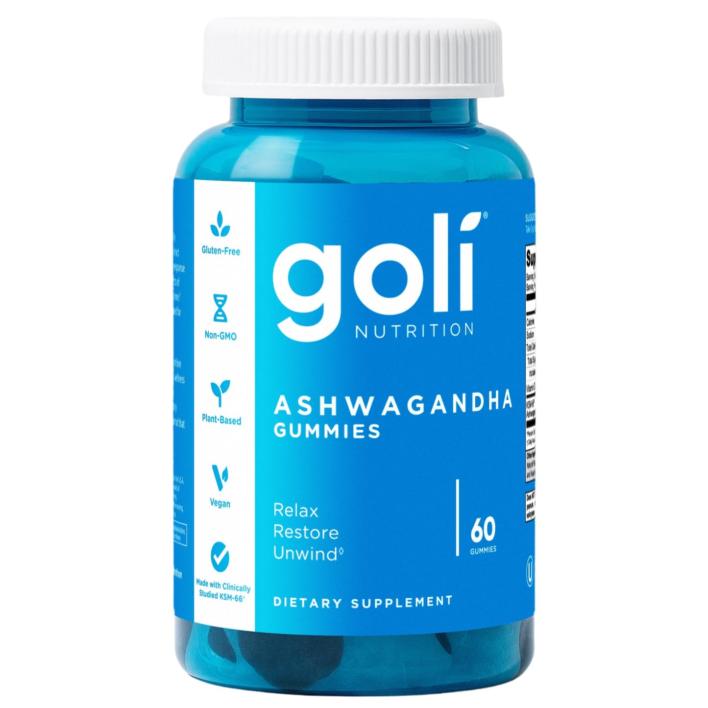 Goli Ashwagandha & Vitamin D Gummy 60 Count