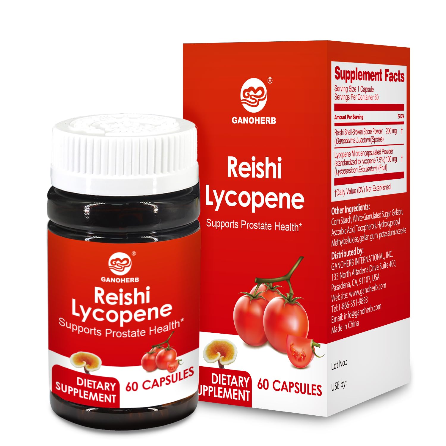 GANOHERB Lycopene Capsule 60 Capsules