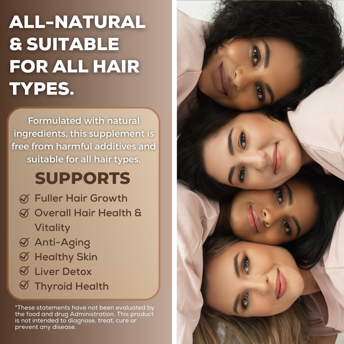 grow vitamin All in One Hair Formula for Men & Women - Advanced Hair Formula Includes Biotin, Saw Palmetto, DHT Blocker & Trace Minerals - Hair Supplement for Hair, Skin & Nails Gummy 90 Count