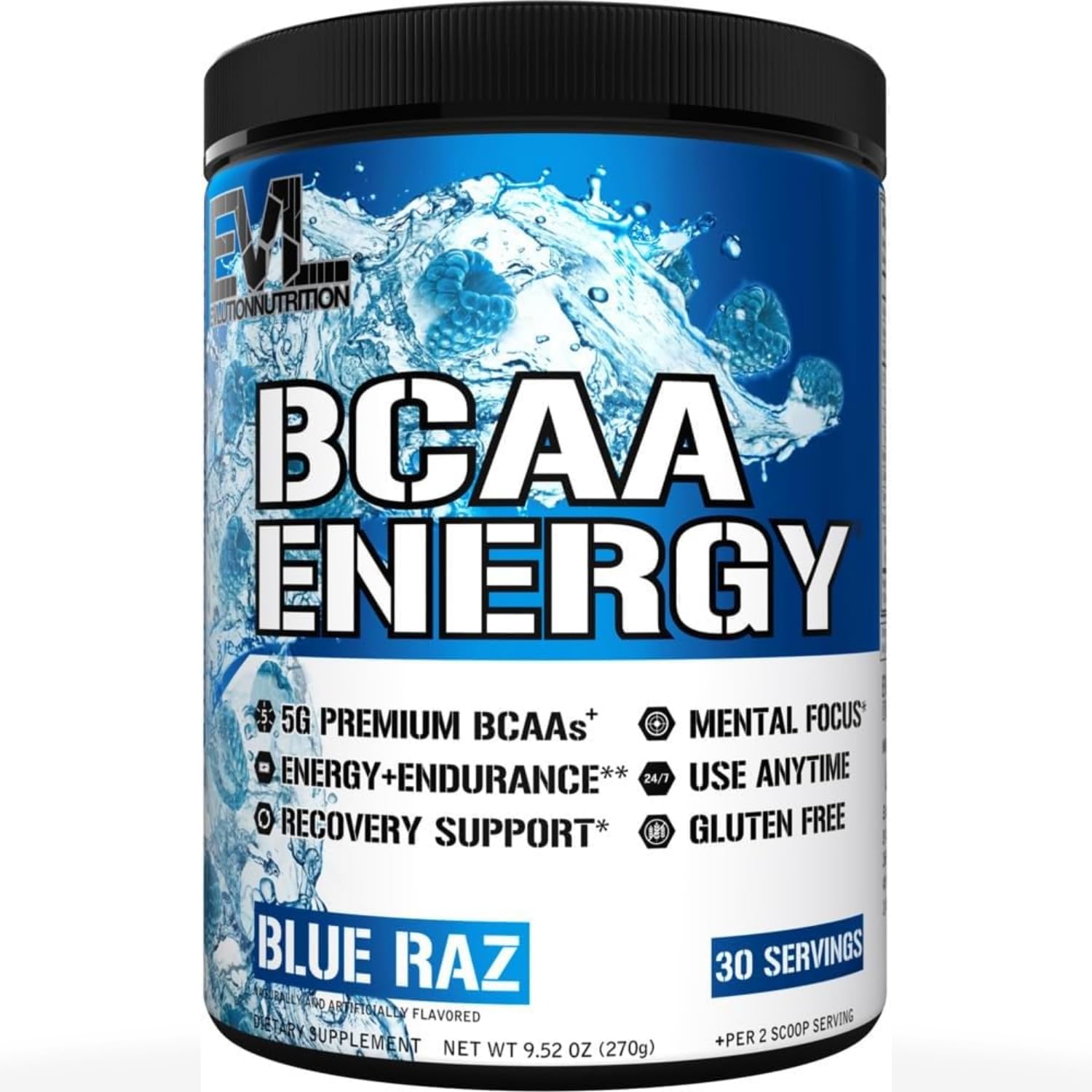 Evlution BCAAs Amino Acids Powder, 9.5
