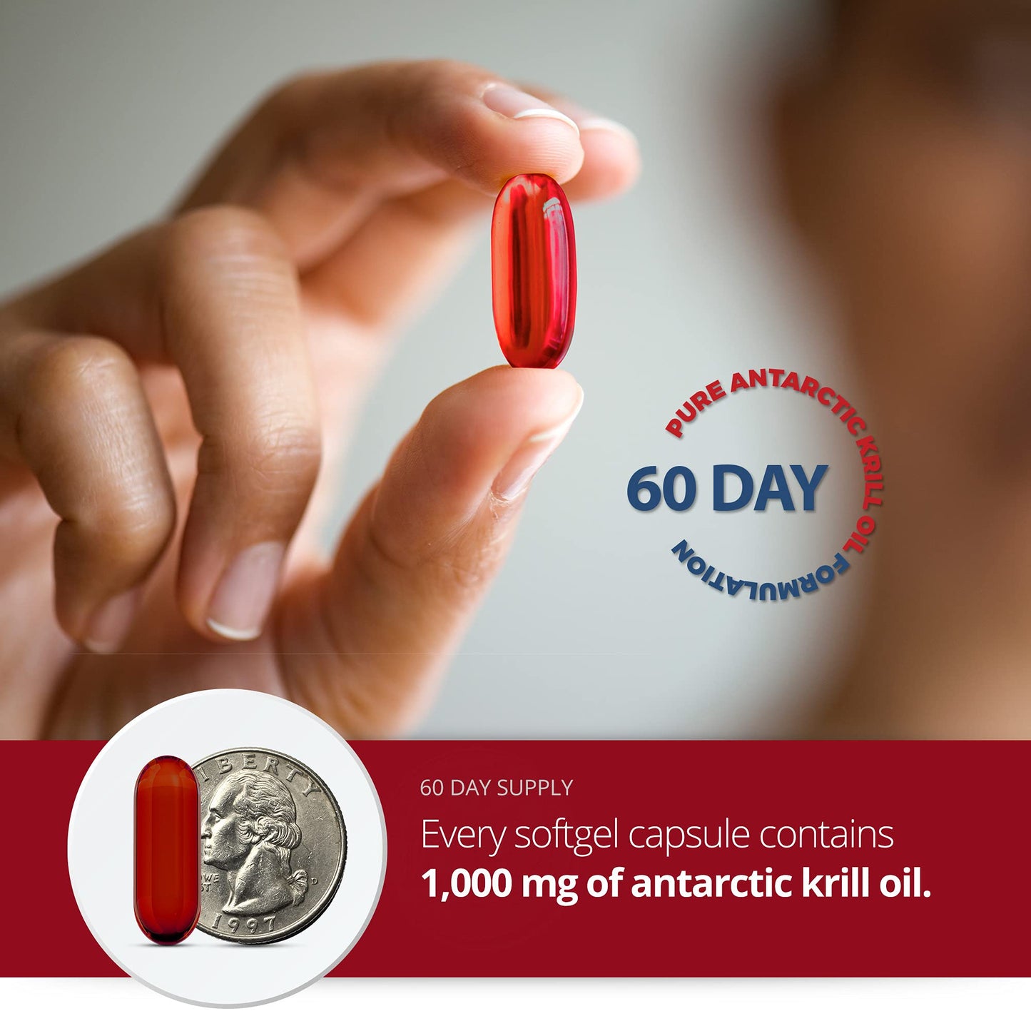 Mobisyn Krill Oil 1000mg Softgels 60 Count