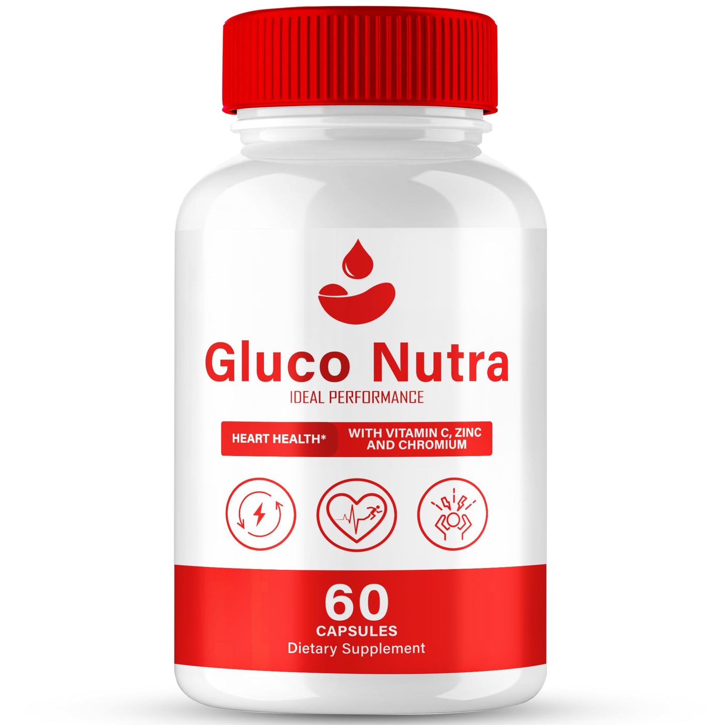 IDEAL PERFORMANCE Gluco Nutra Advanced Blood Formula Capsules 60 Capsules