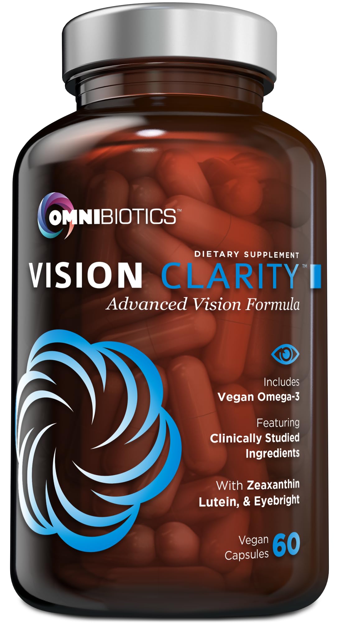 OmniBiotics Vision Clarity Eye Vitamin and Mineral Supplement Capsule, 60 Count