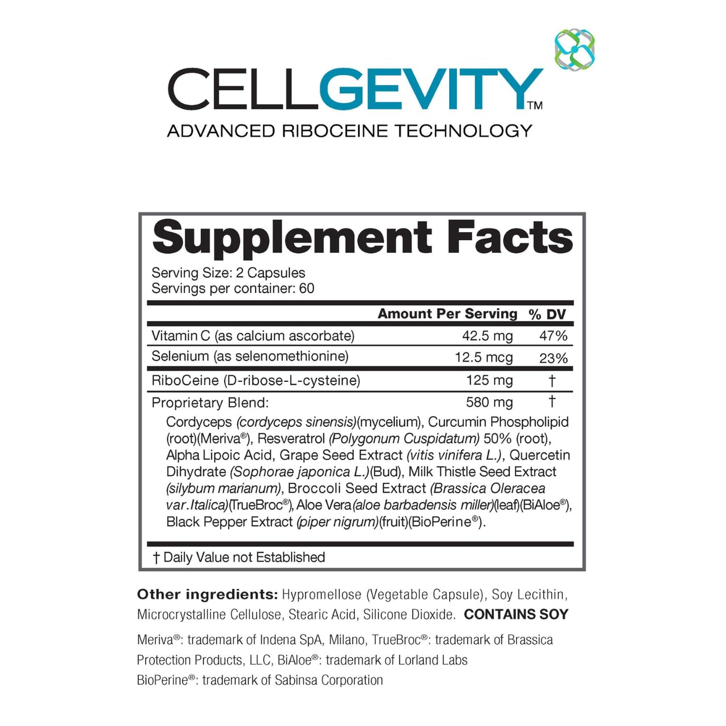 CELLGEVITY Cellgevity Advanced Riboceine Technology 240 Capsules