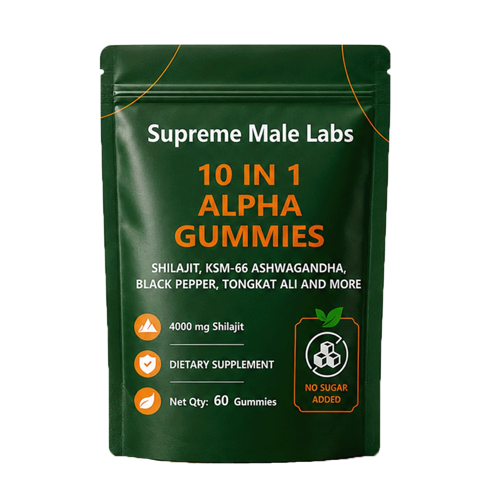 Supreme Male Labs SupremeMale 10 in 1 Alpha Gummies, 1 Count