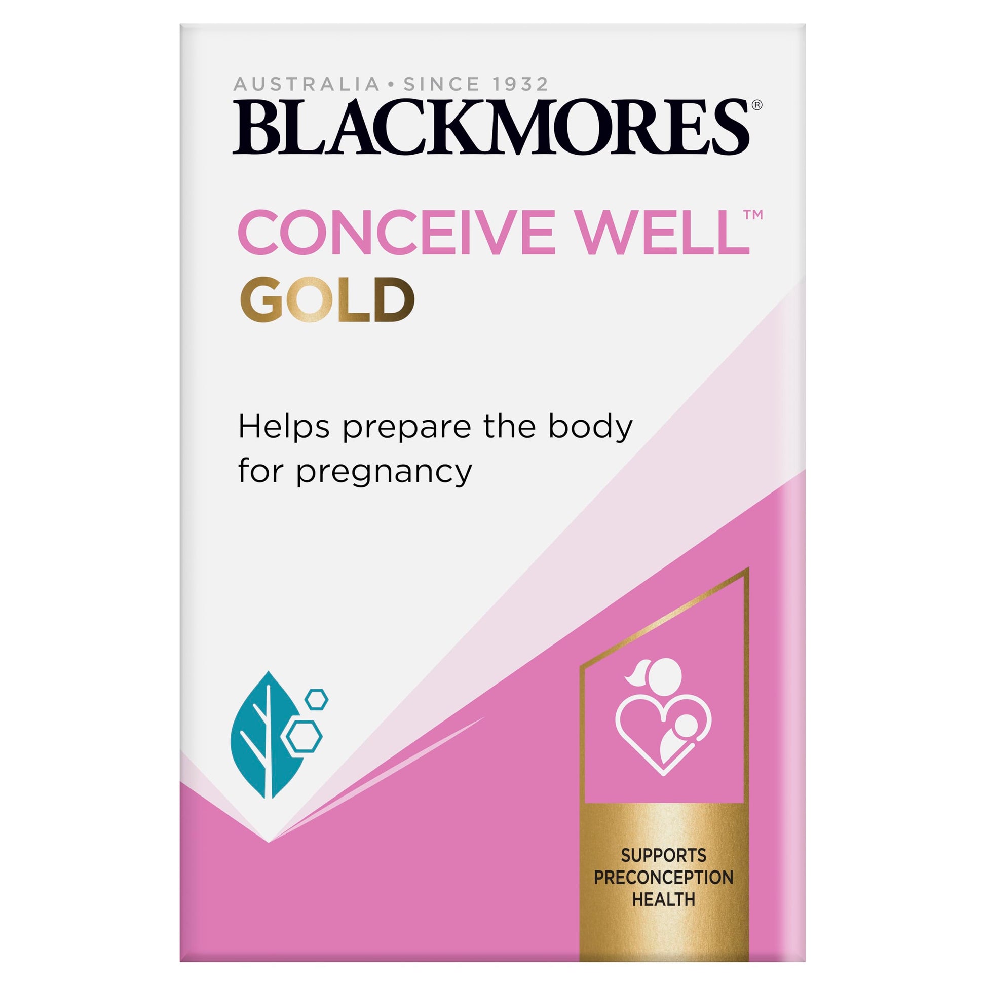 Blackmores Conceive Well Gold 28 Tablets + 28 Capsules