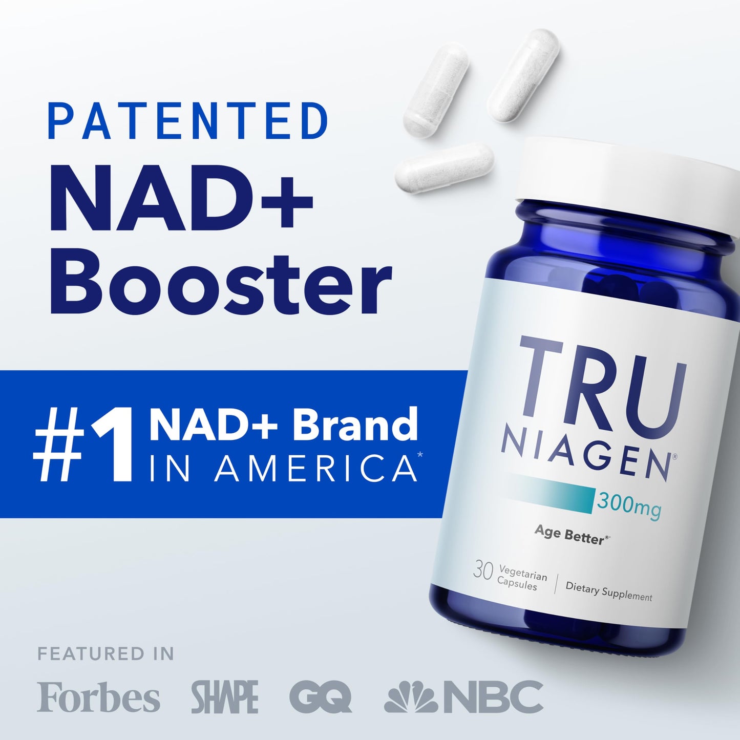 TRU NIAGEN NAD+ NR Capsule 300mg, 60 Capsules