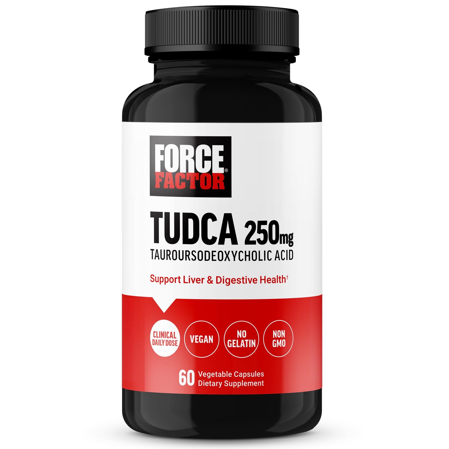 Force Factor TUDCA Liver Support Supplement Capsule, 60 Capsules