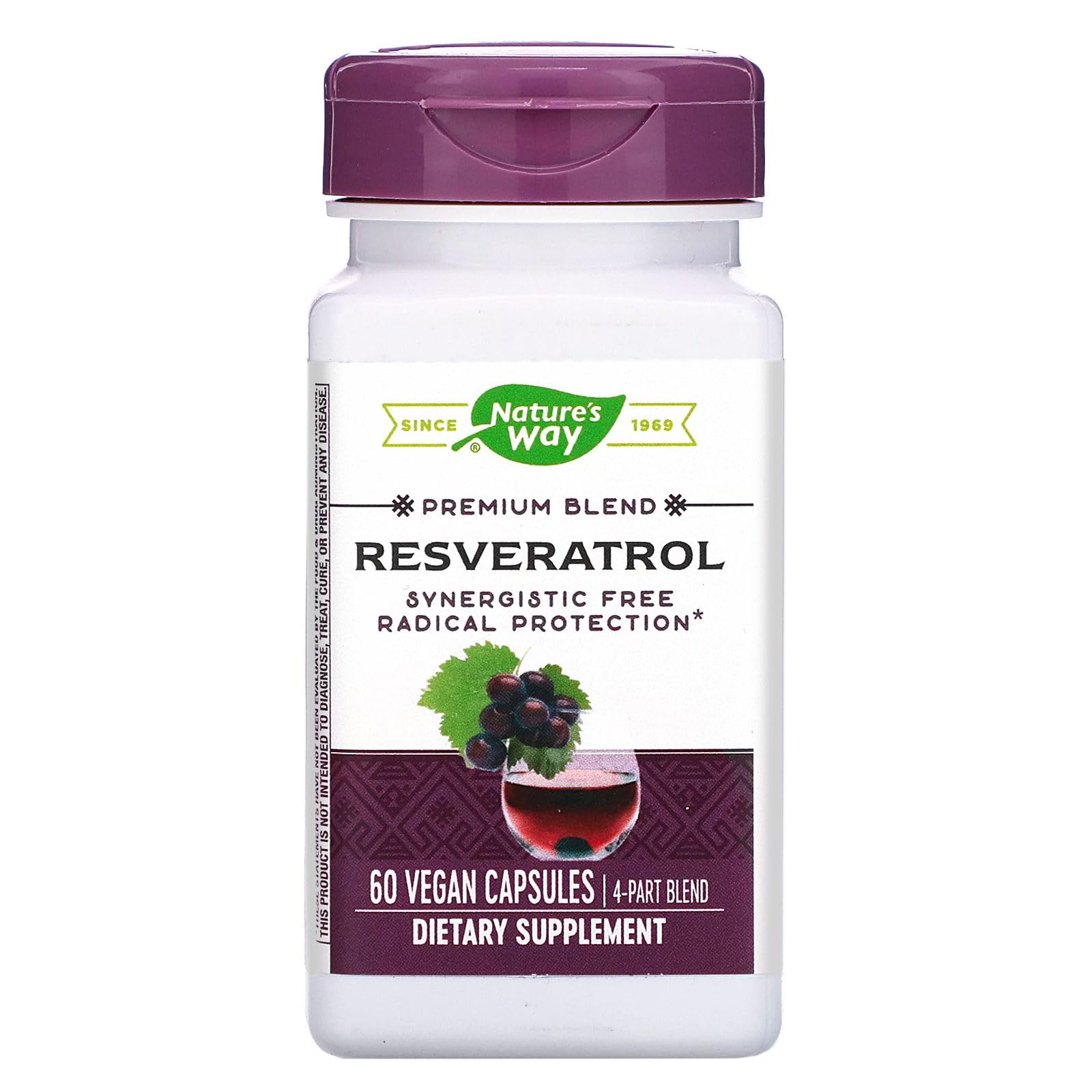 Nature's Way Resveratrol Capsule, 180 Capsules