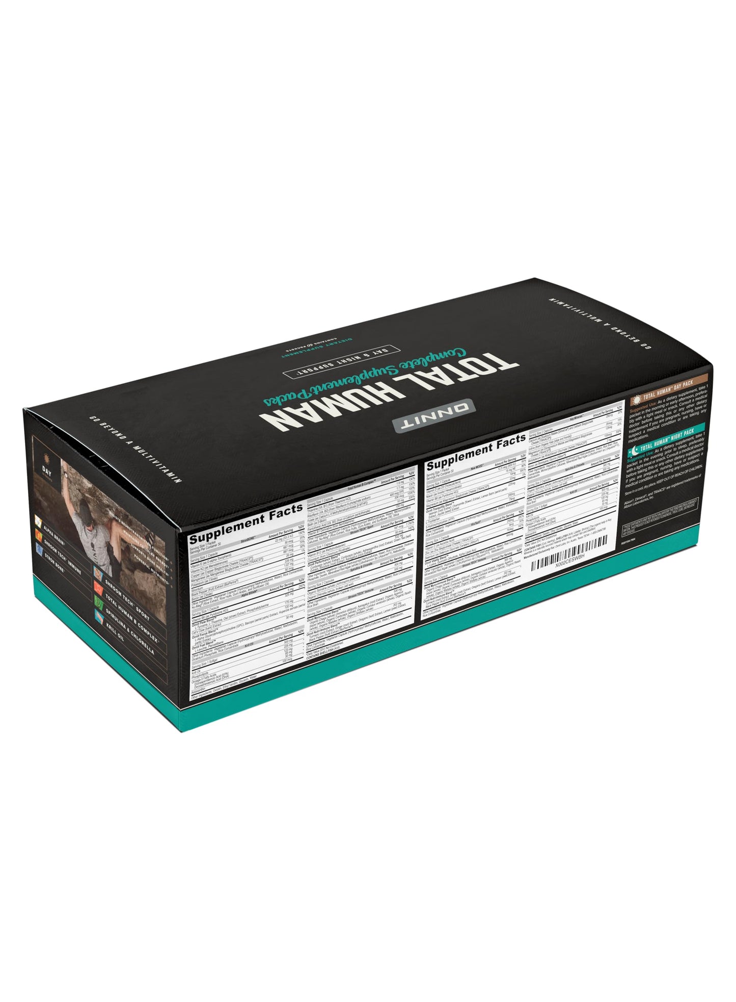ONNIT Alpha Brain & Total Human Bundle Capsules 150 Count