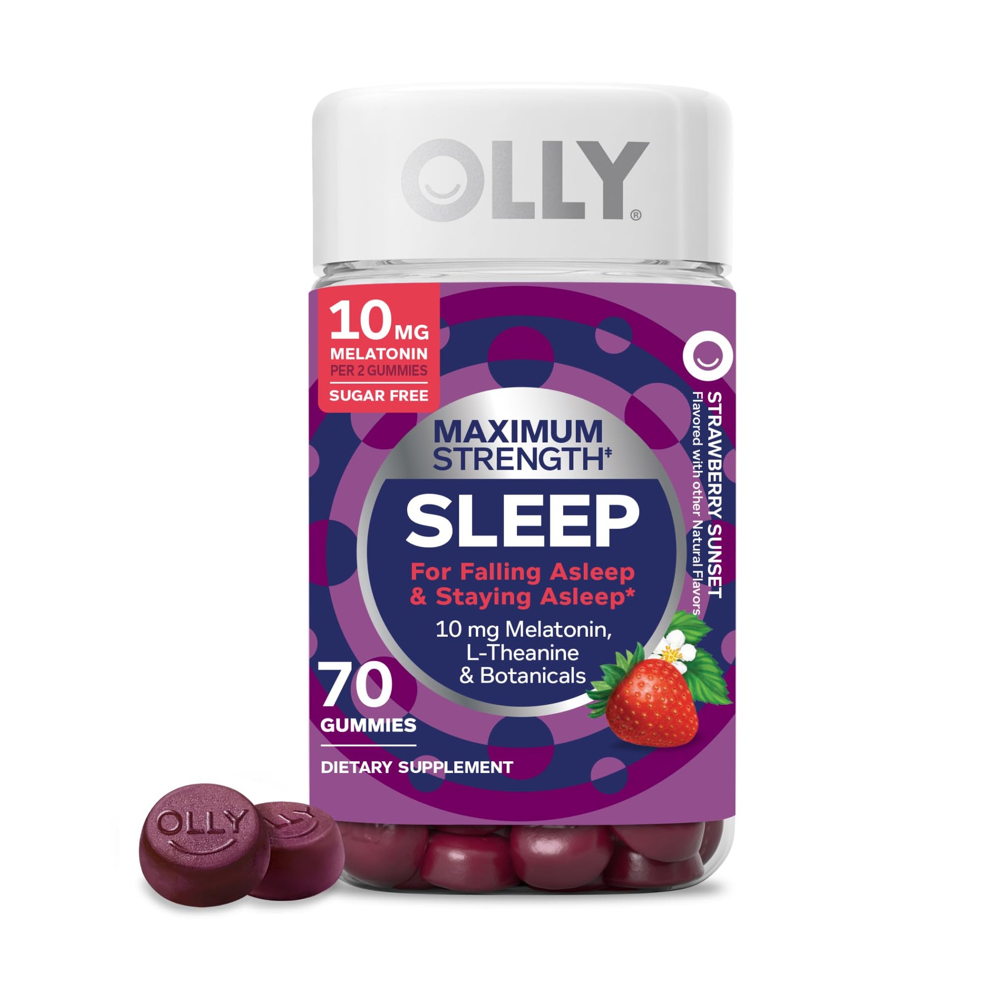 OLLY Max Strength Sleep Gummy 70 Count