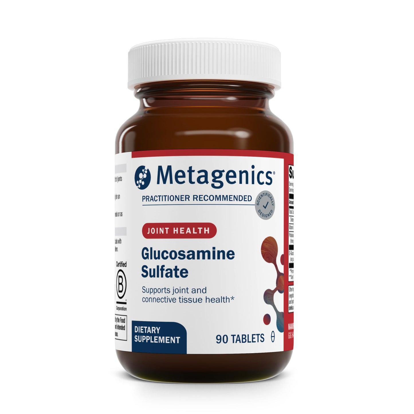 Metagenics Glucosamine Sulfate - Joint Health Support Tablets, 90 Count