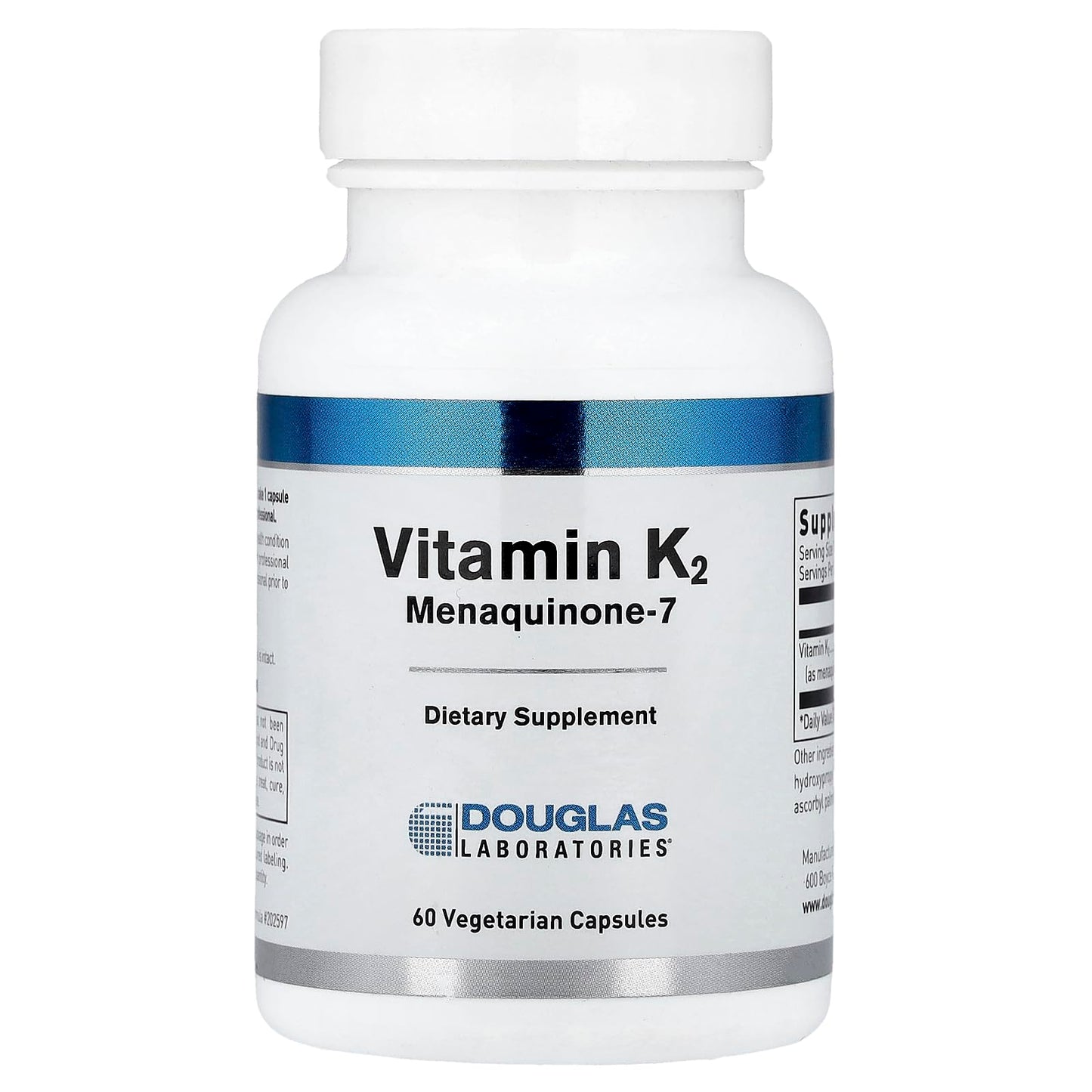 Douglas Laboratories Vitamin K2 MK-7 90 mcg Capsule, 60 Count