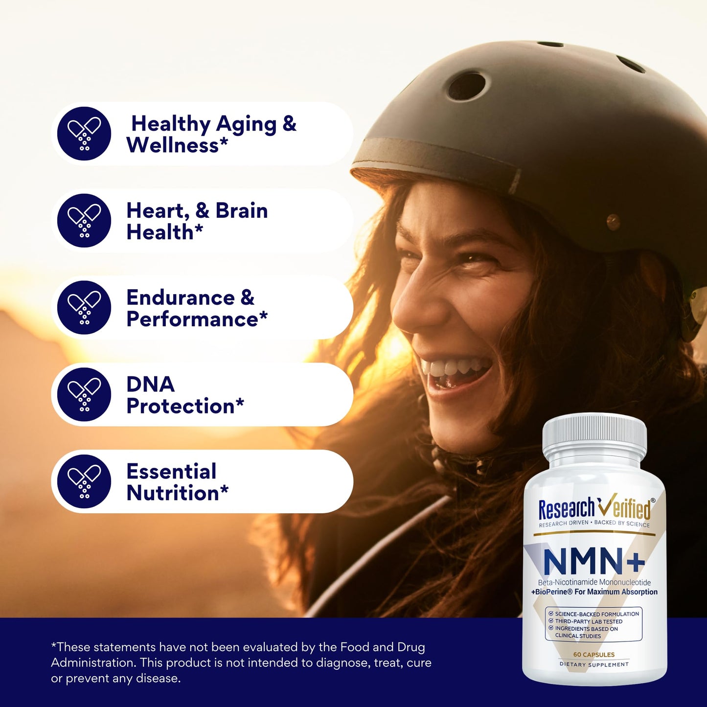 Research Verified NMN 500mg Capsule 360 Capsules