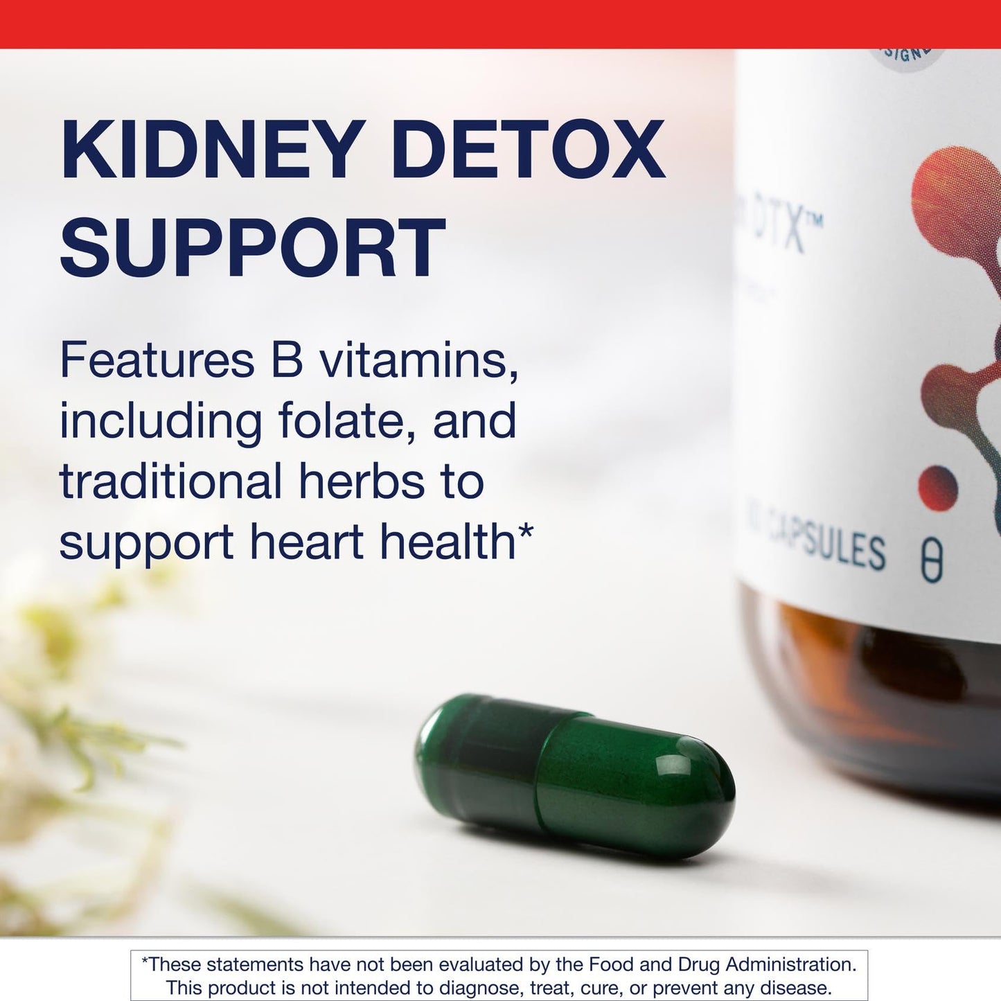 Metagenics Renagen DTX Kidney Detoxification & Heart Health Support, 60 Capsules