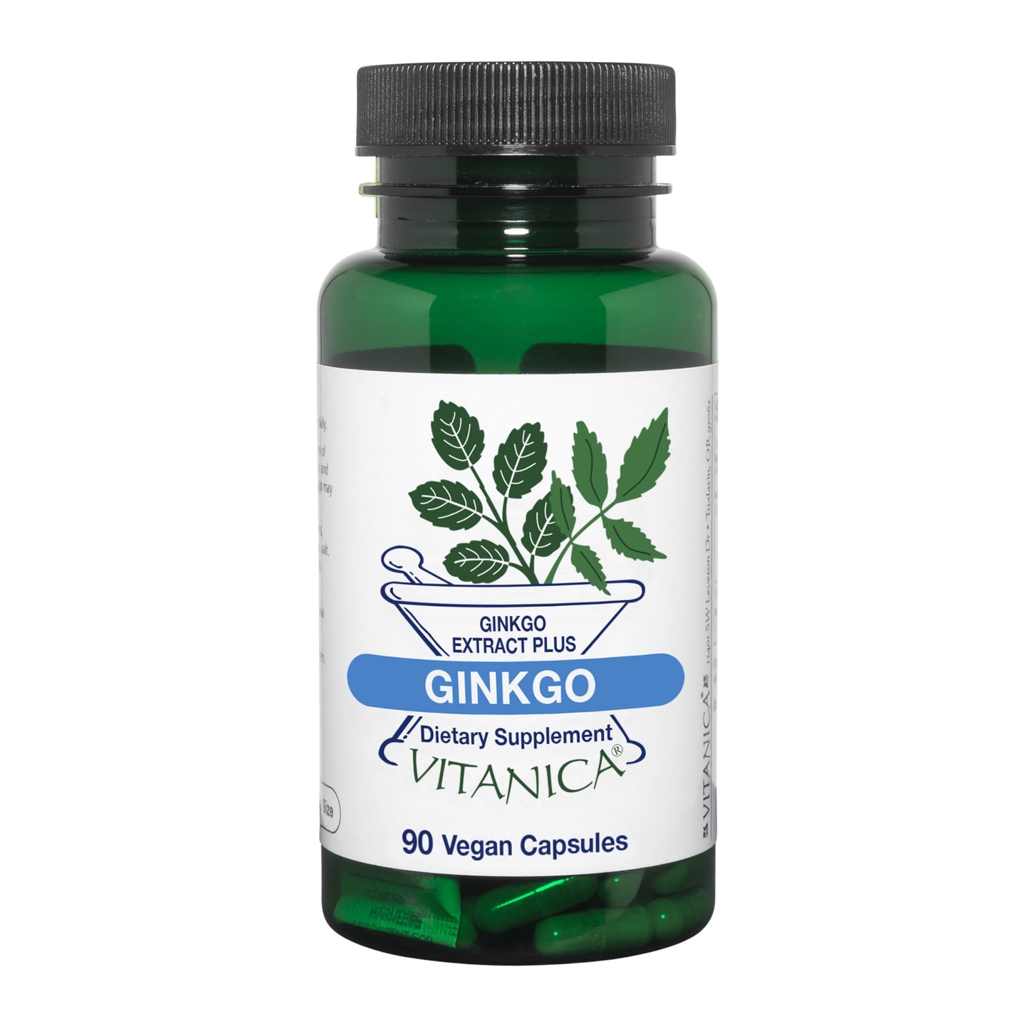 Vitanica Ginkgo Biloba Extract Capsules, 90 Count