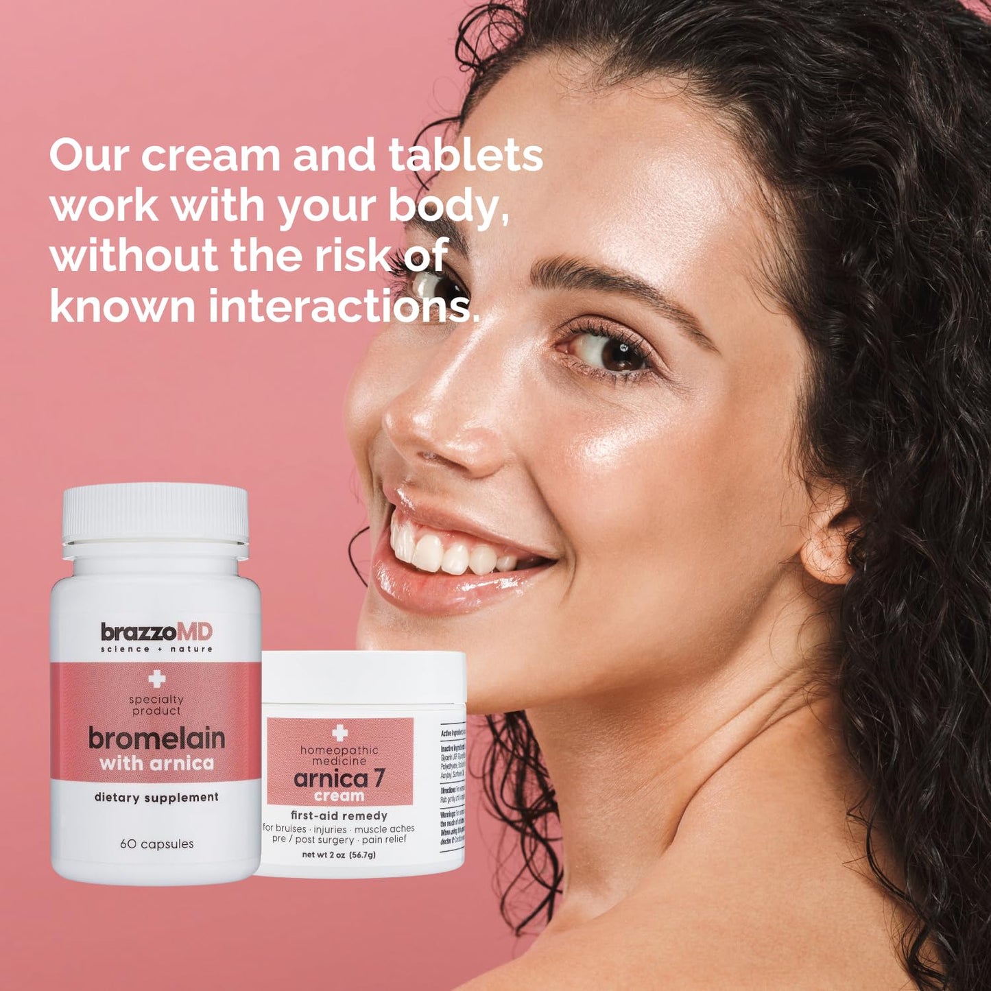 Brazmedics Bromelain with Arnica 60 Capsules