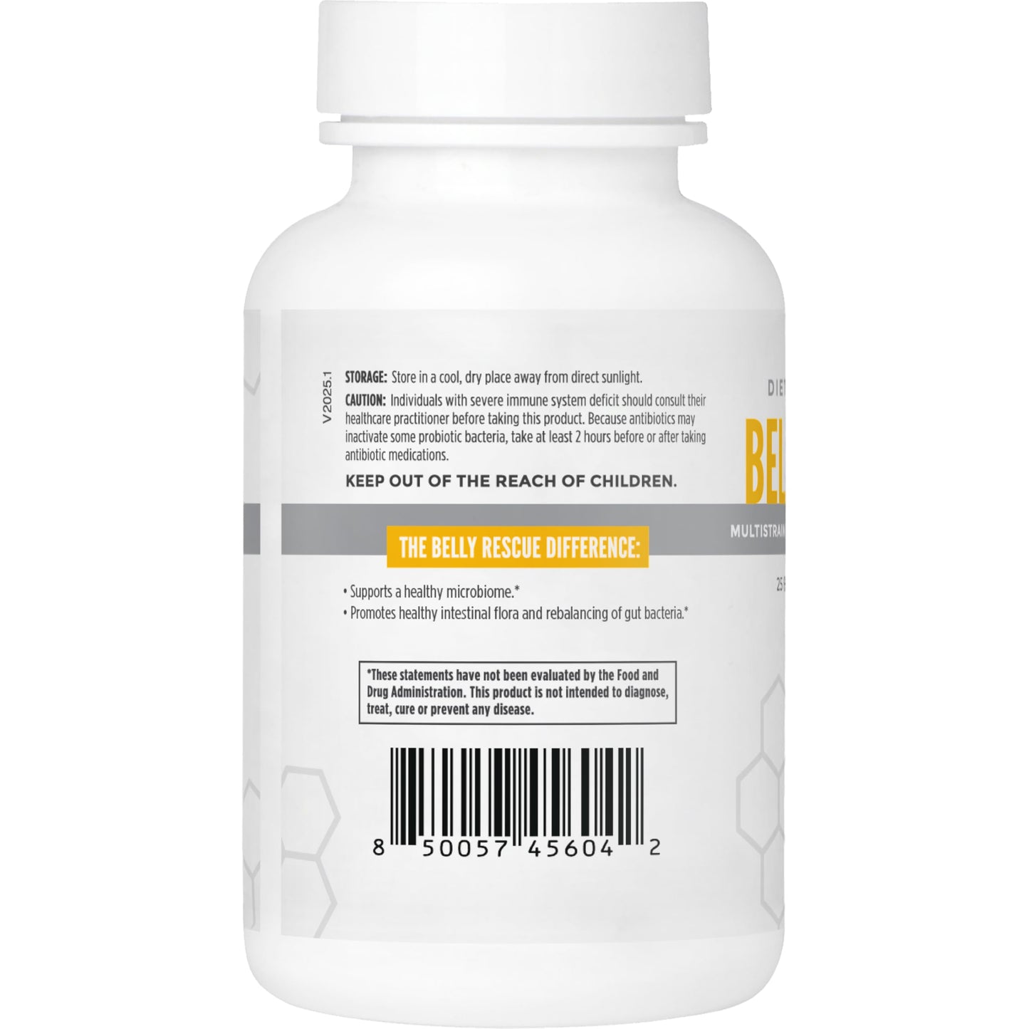 NBI Belly Rescue Probiotics & Prebiotics Blend Capsules, 30 Count