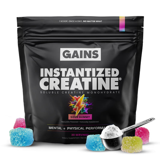 Gains in Bulk Instantized Creatine Monohydrate Powder, 30 Servings