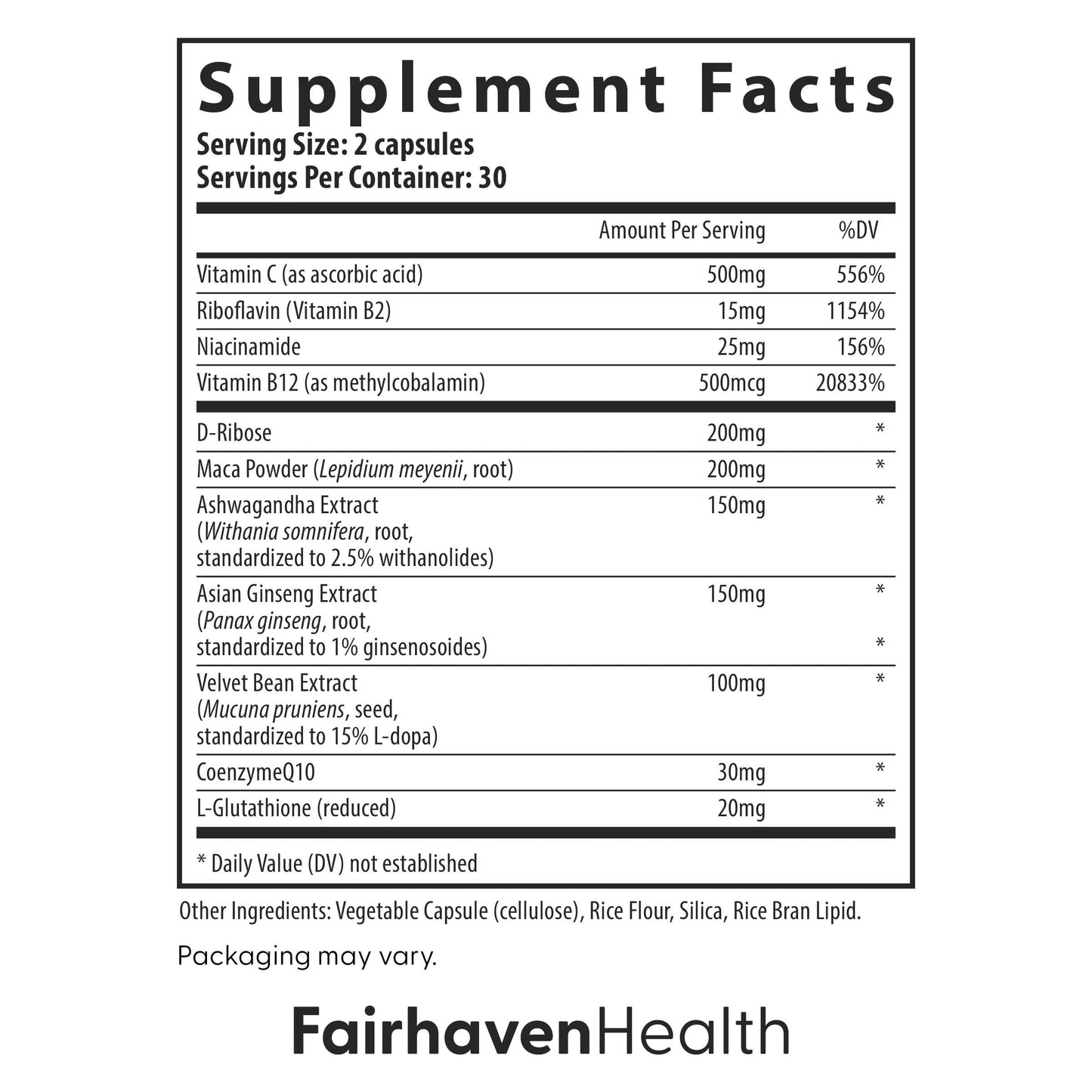 Fairhaven Health CountBoost for Men Capsule, 60 Capsules