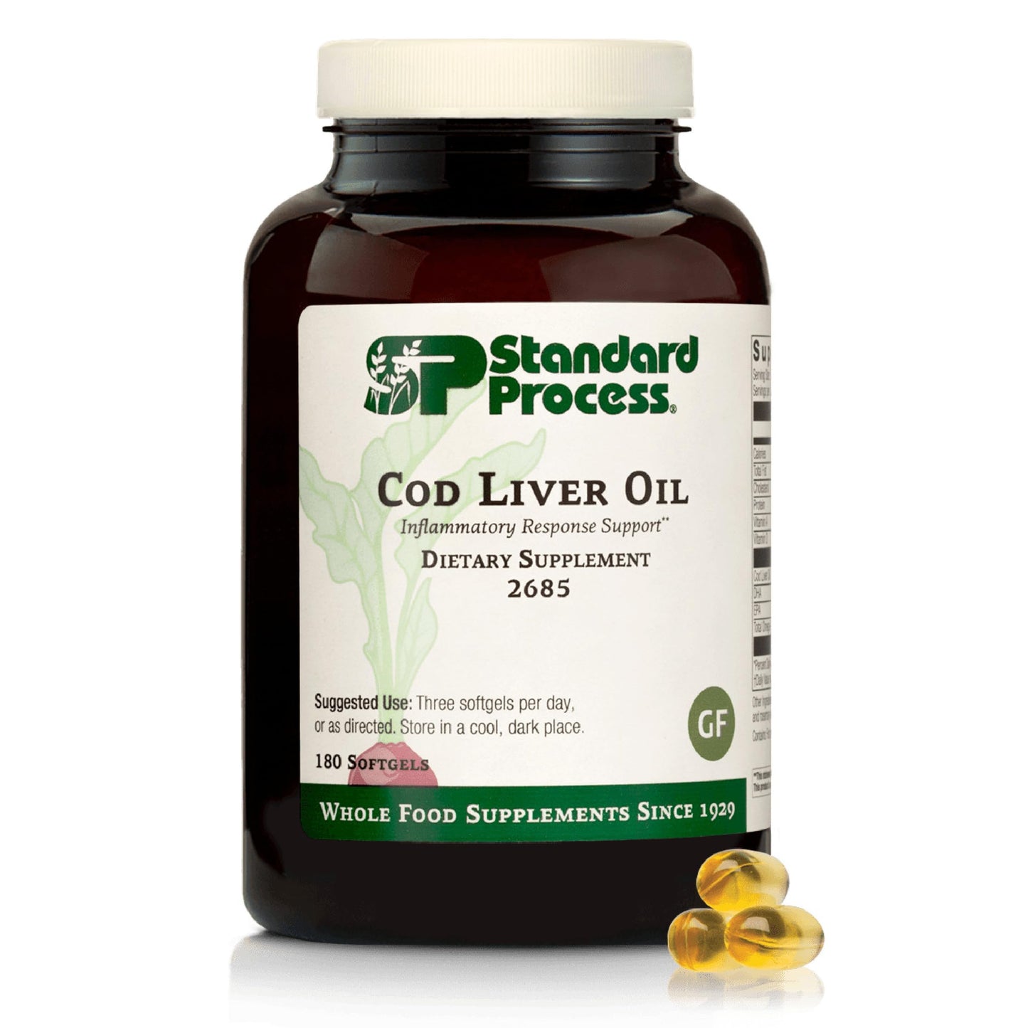 Standard Process Inc. Cod Liver Oil Softgels 180
