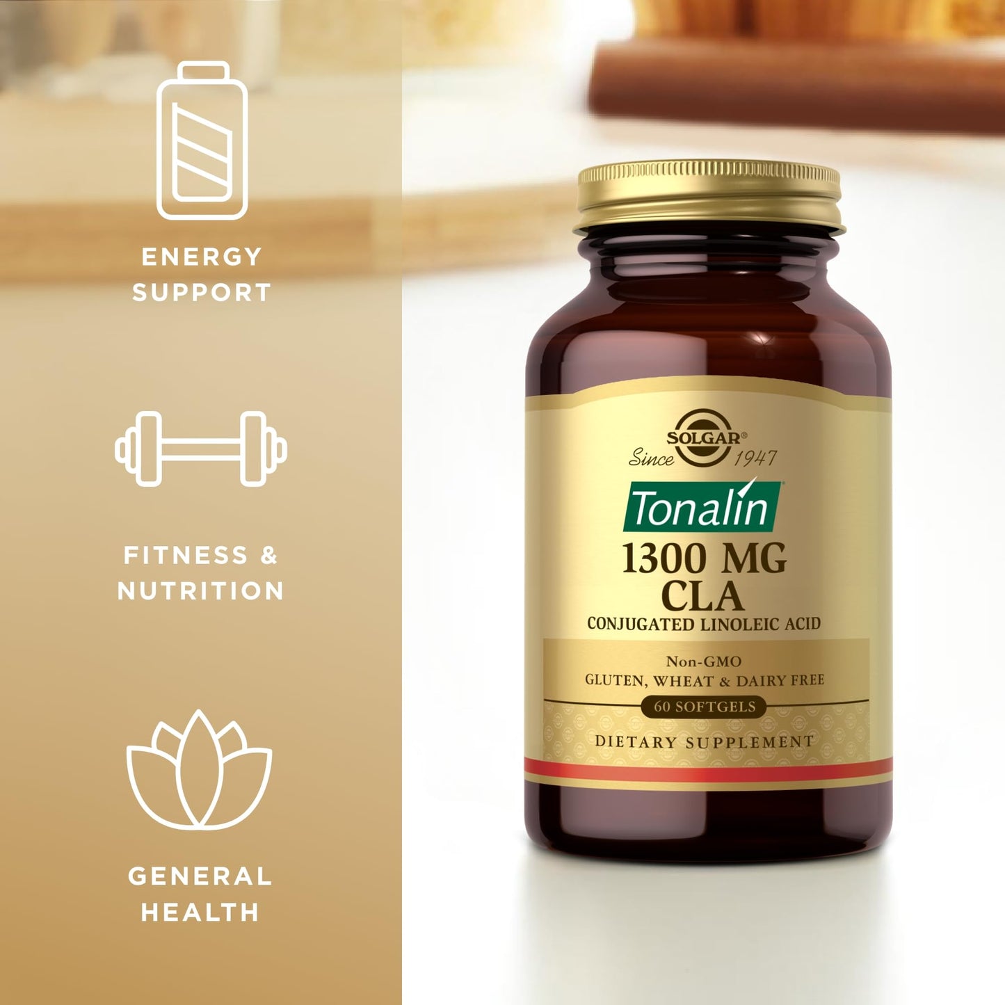 Solgar Tonalin CLA 1300 mg Softgels 60