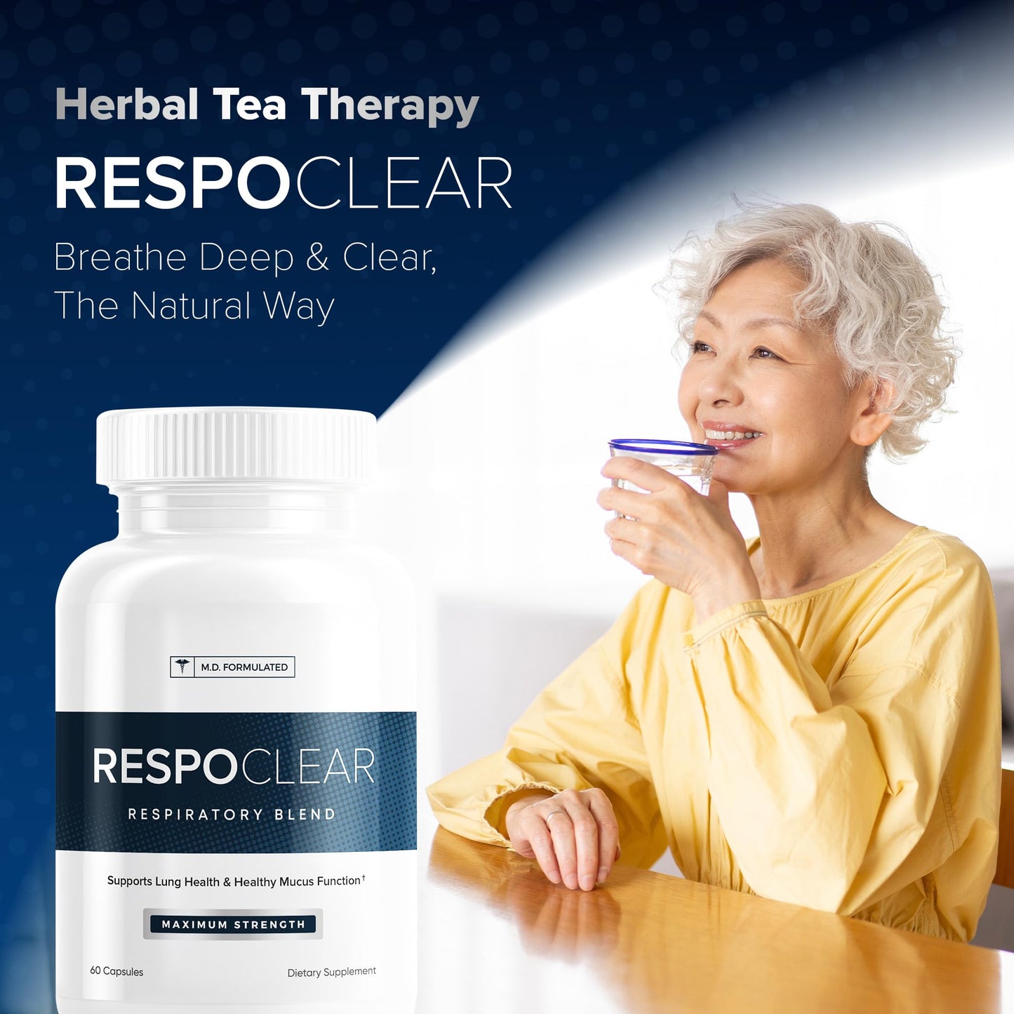Herbal Tea Therapy RespoClear Capsule 60 Count