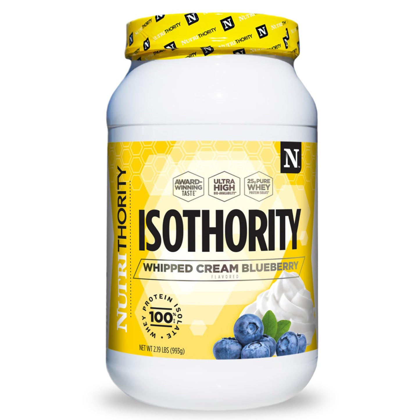 Nutrithority Isothority Isolated Whey Protein Powder 2 Pound